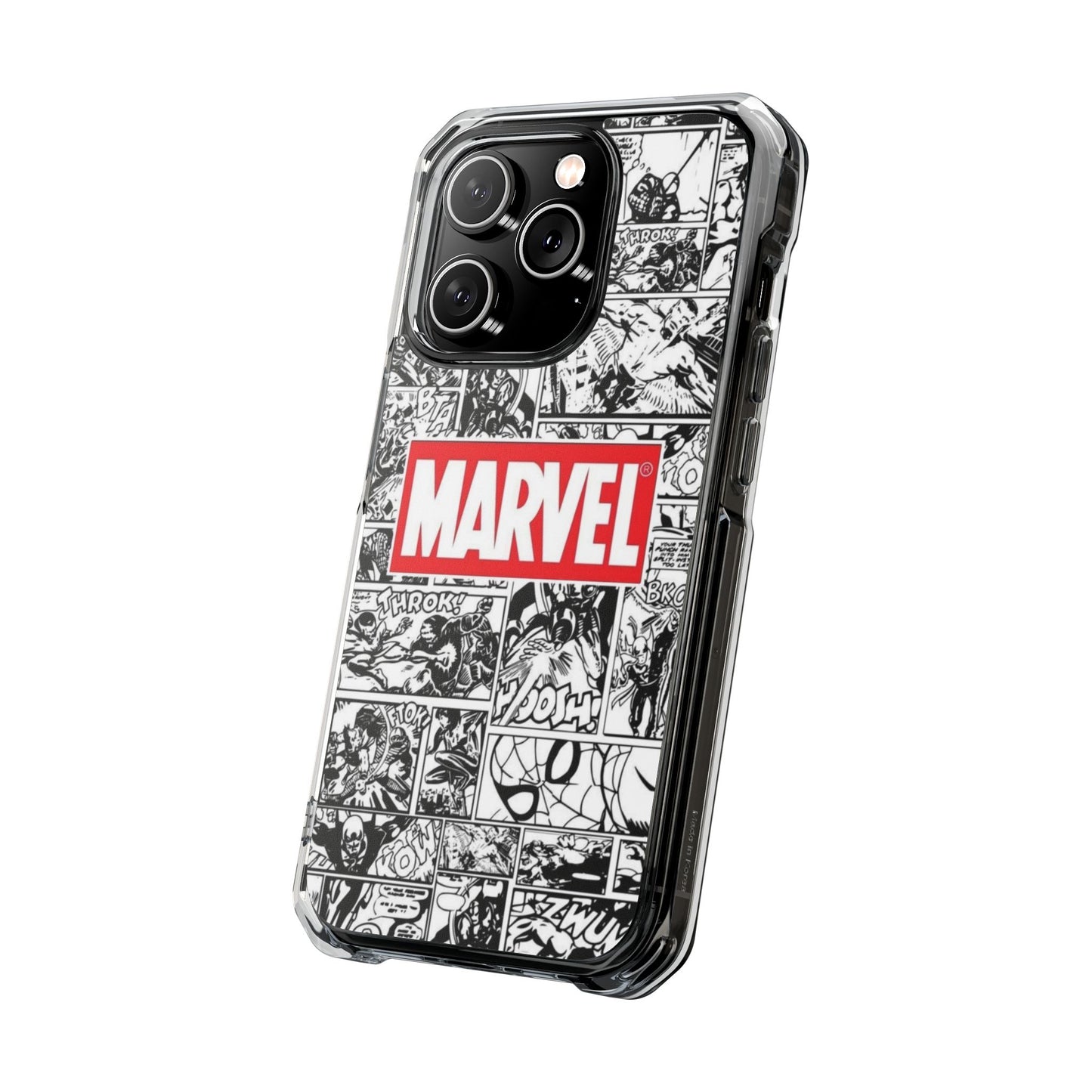 Marvel Comic Magnetic Clear Impact Case - Durable Protection for Superhero Fans