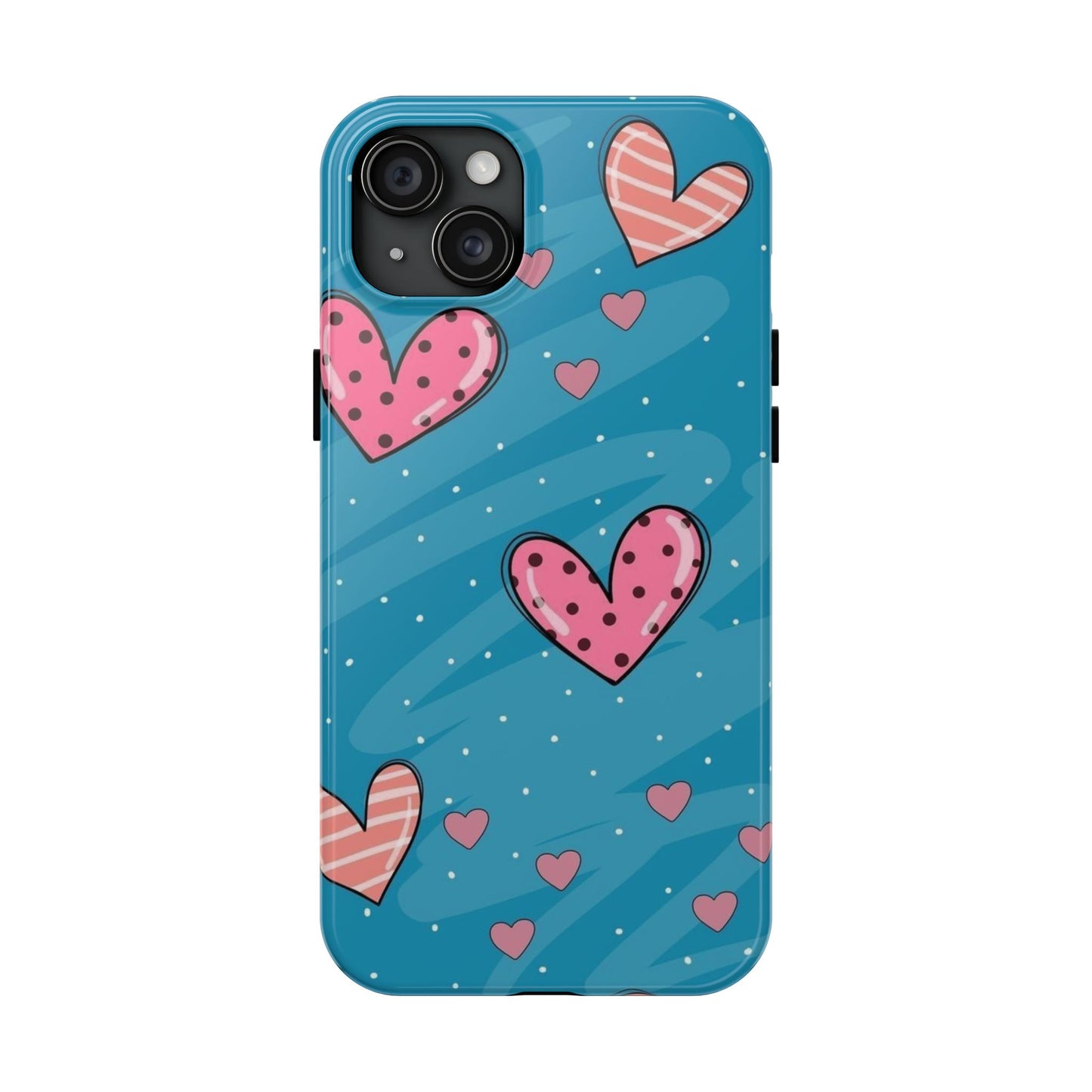 Colorful Heart Phone Case - Cute and Durable Design for Love and Friendship