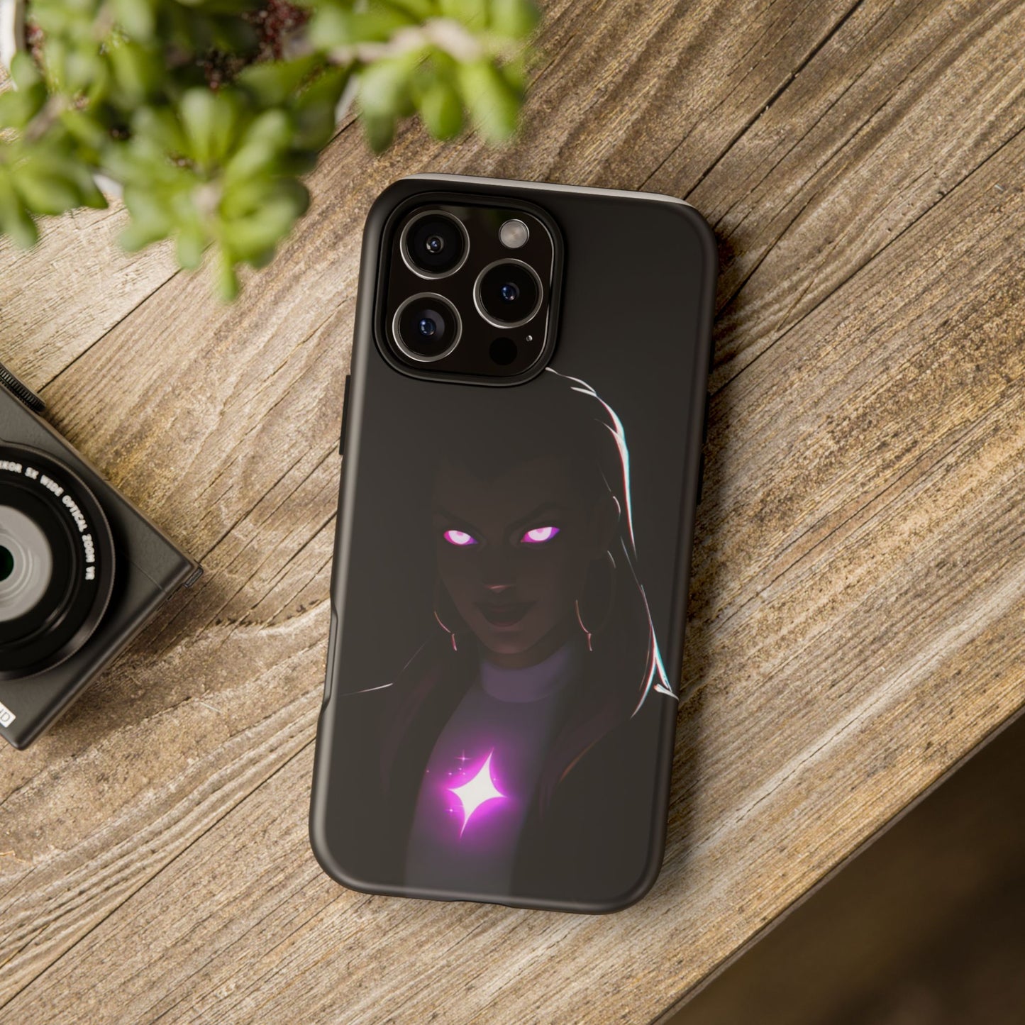 Tough Cases: Dark Magical Phone Case with Mystic Glow