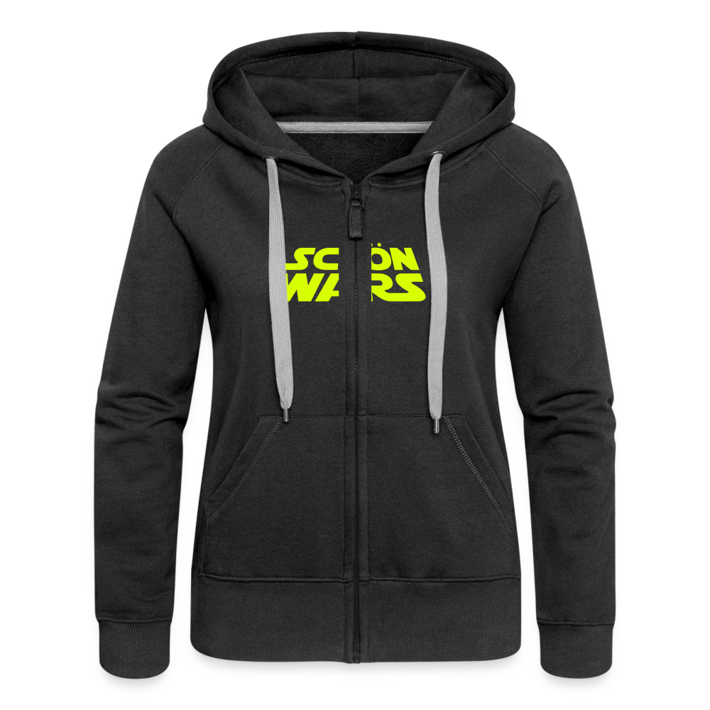 Women's Premium Hooded Jacket - black