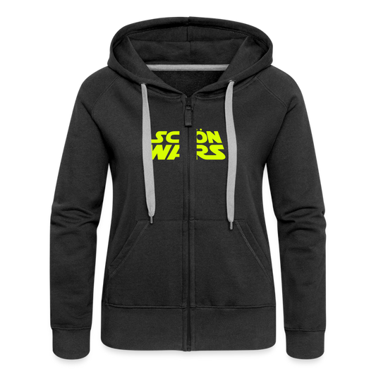 Women's Premium Hooded Jacket - black