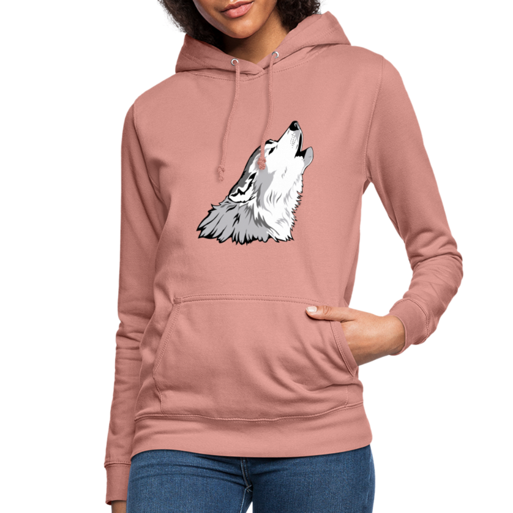 Women's Hoodie - dusky rose