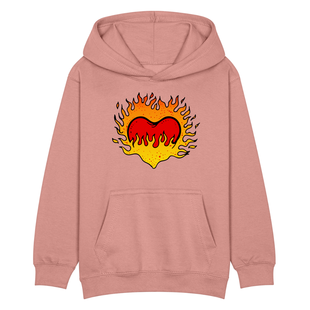 Kids Hoodie - dusky rose