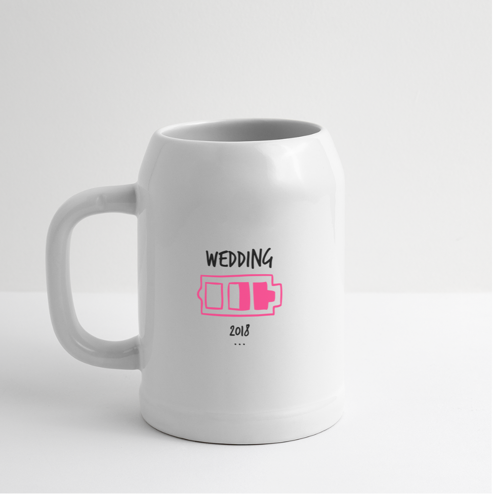 Beer Mug - white