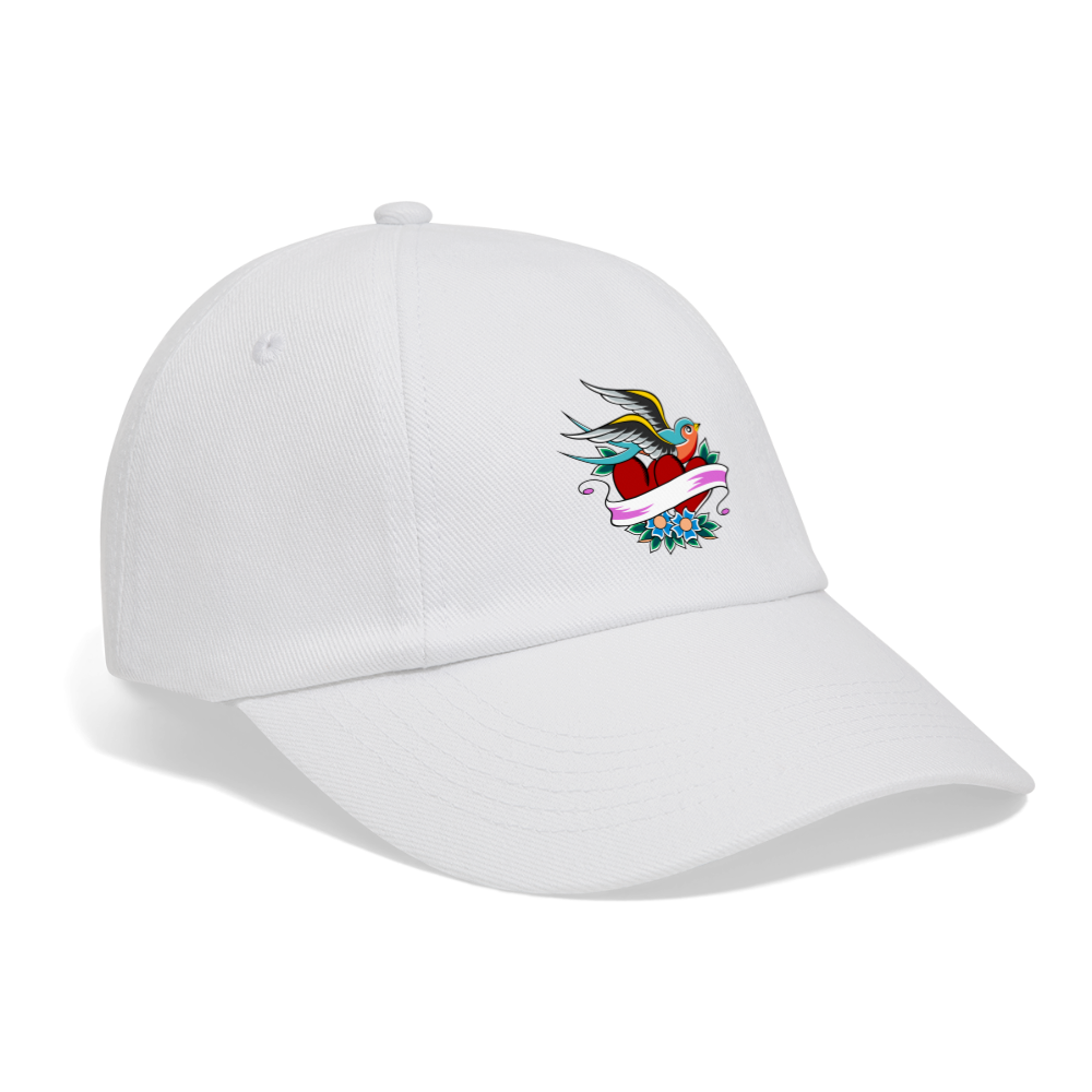 Baseball Cap - white/white