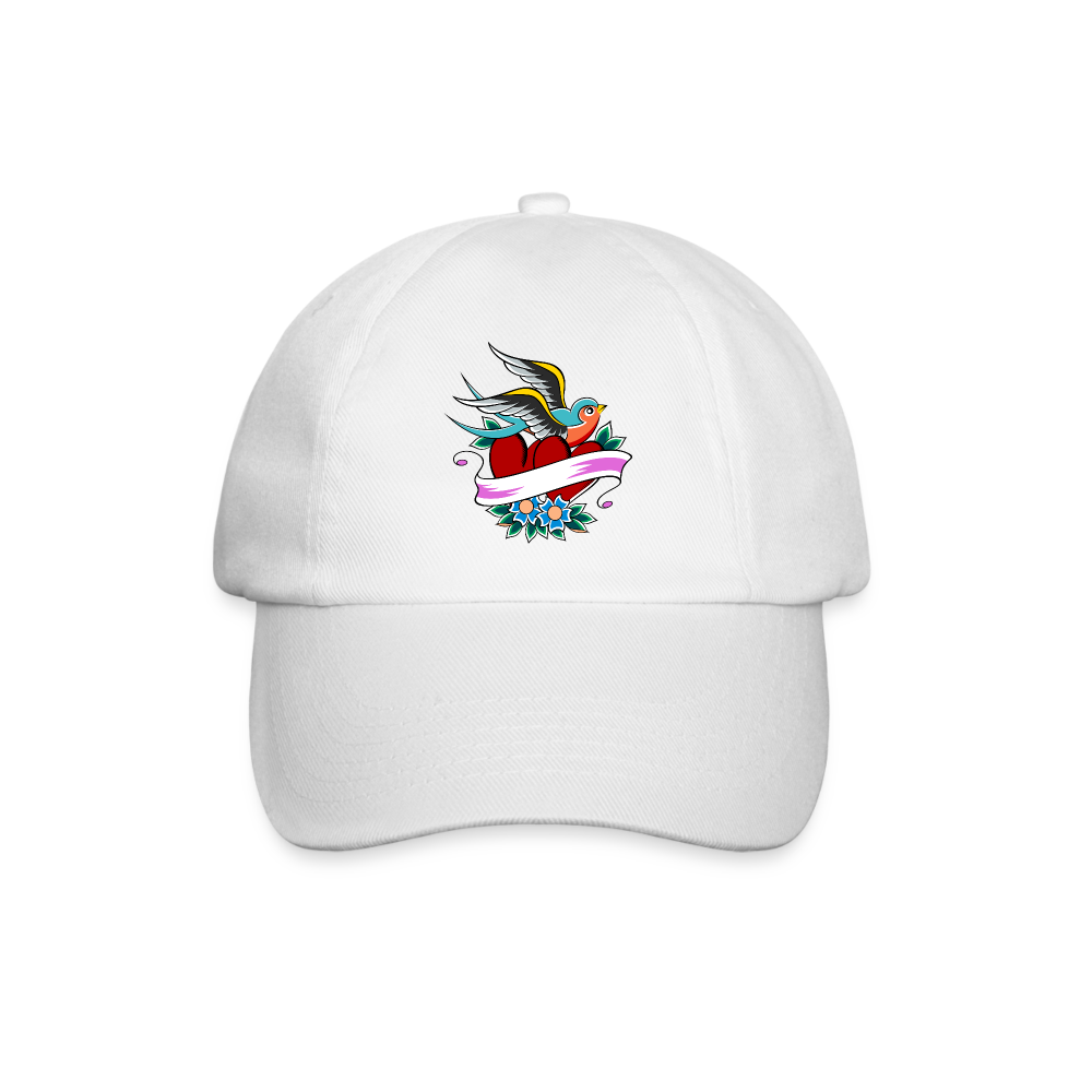 Baseball Cap - white/white