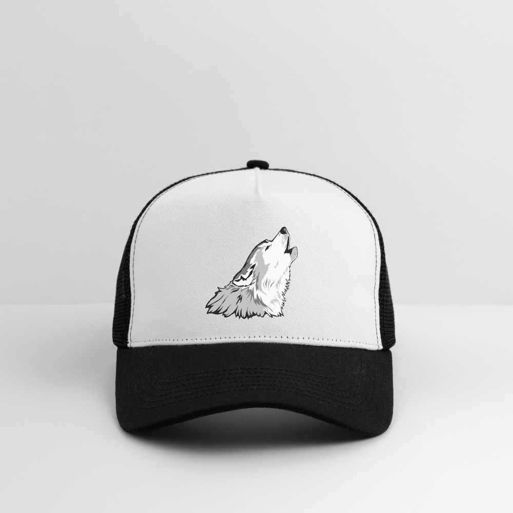 Trucker Cap - white/black