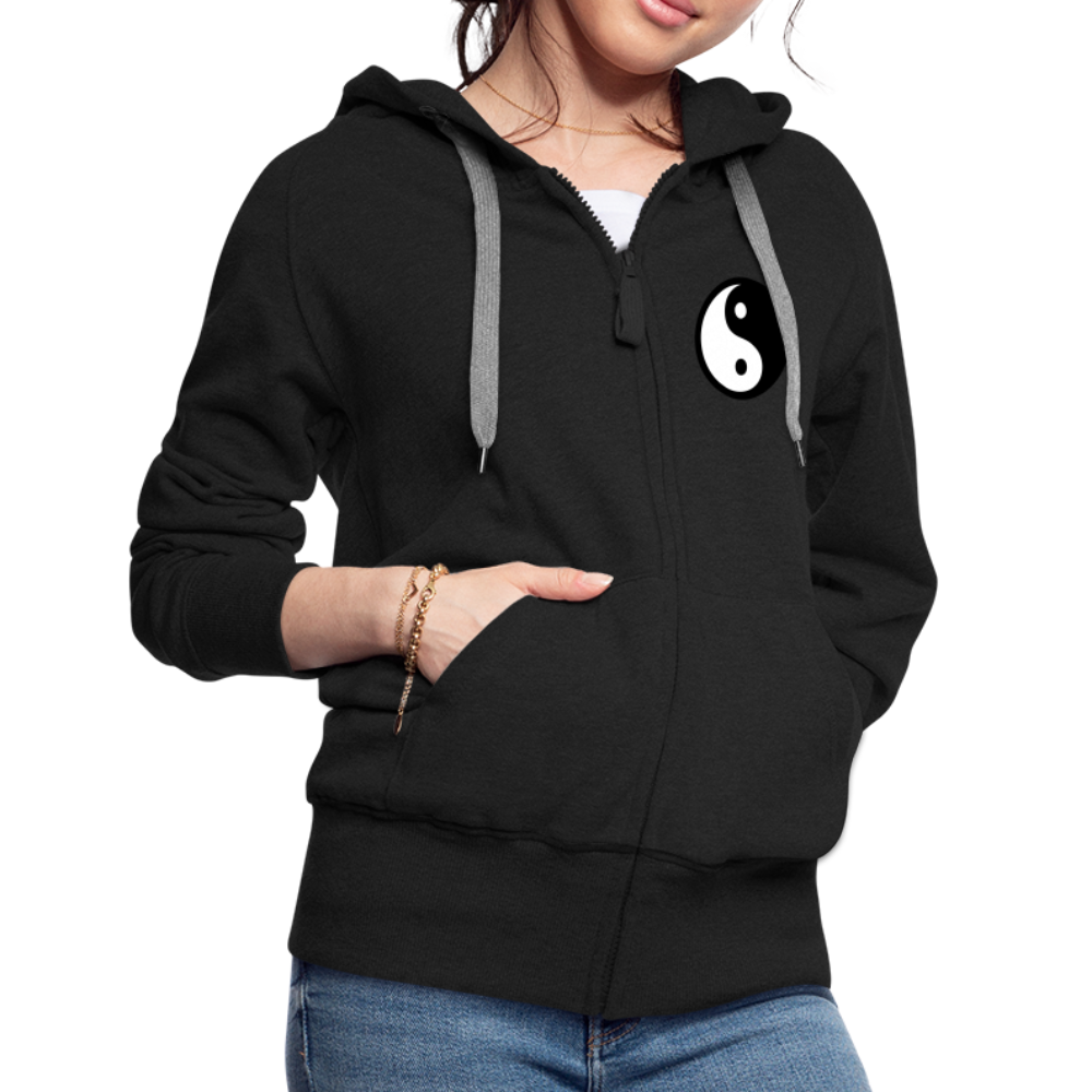 Women's Premium Hooded Jacket - black