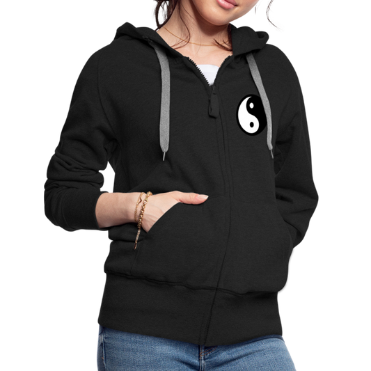 Women's Premium Hooded Jacket - black