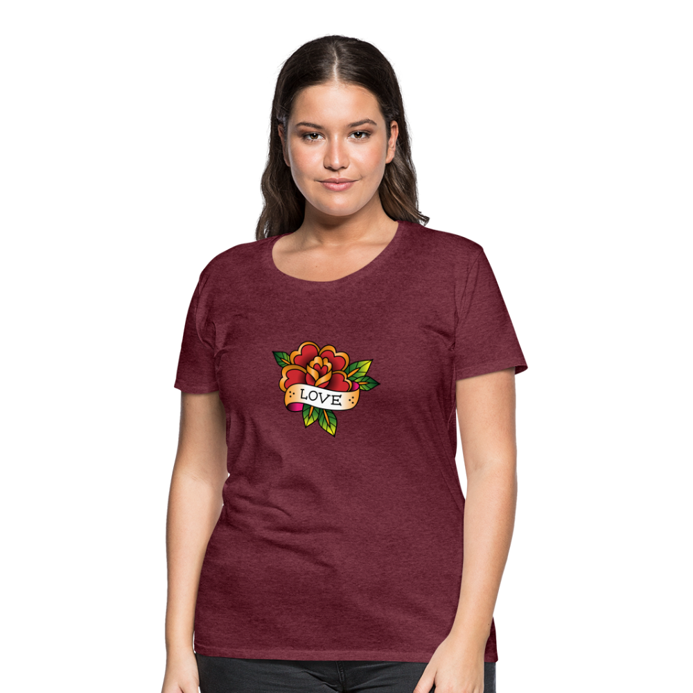 Women’s Premium T-Shirt - heather burgundy