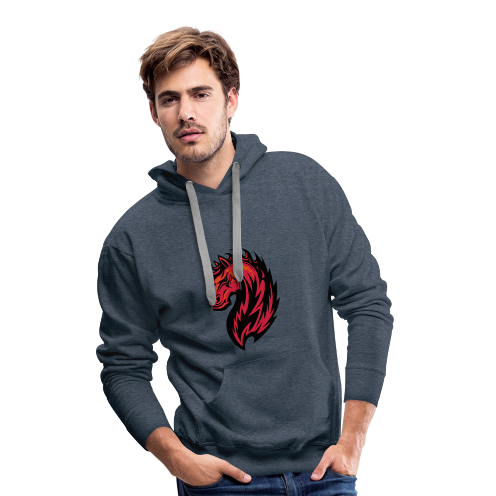 Men’s Premium Hoodie - heather denim