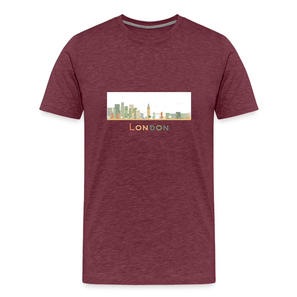 Men’s Premium T-Shirt - heather burgundy