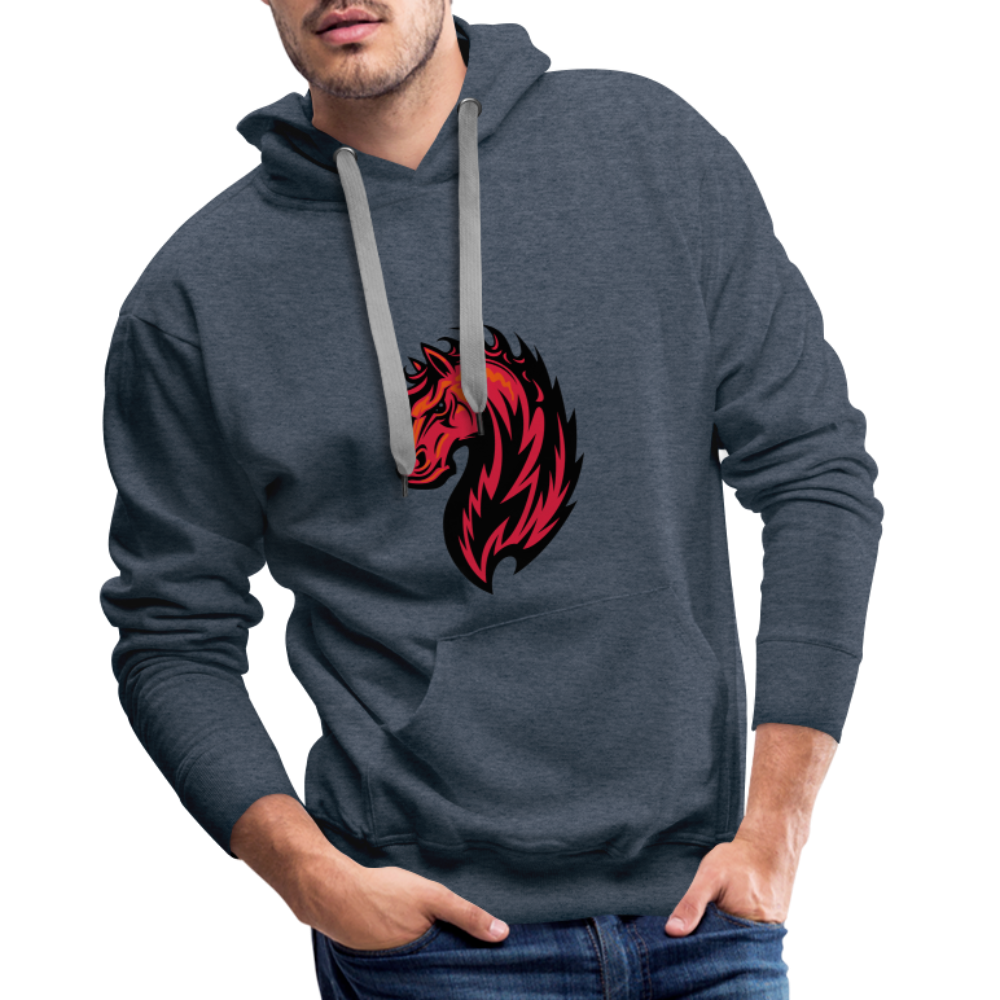 Men’s Premium Hoodie - heather denim