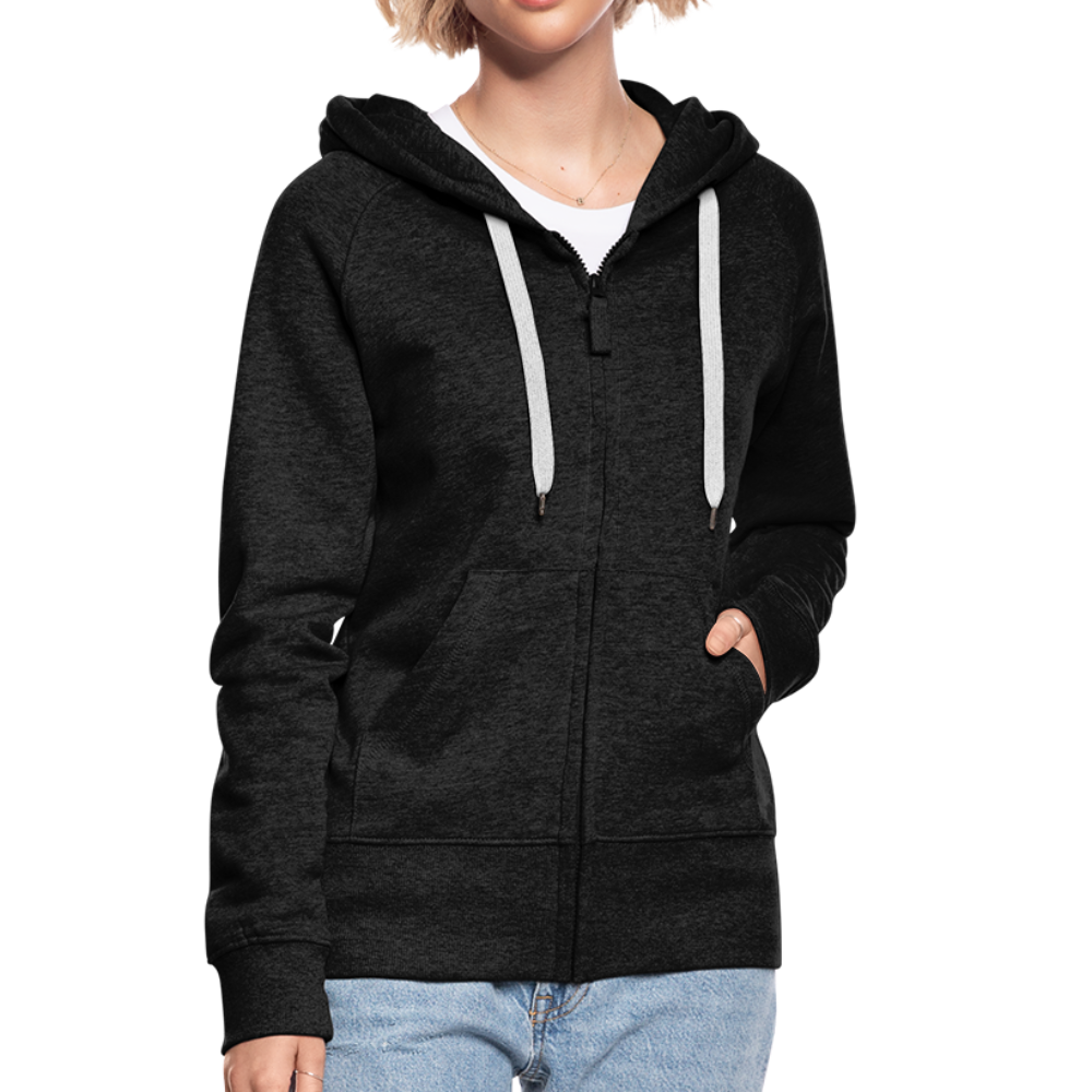 Women's Premium Hooded Jacket - charcoal grey