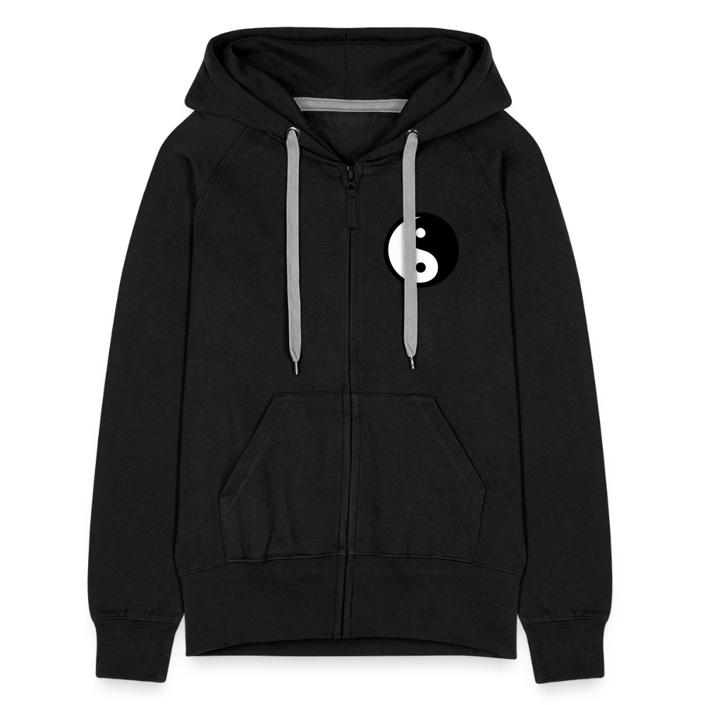 Women's Premium Hooded Jacket - black