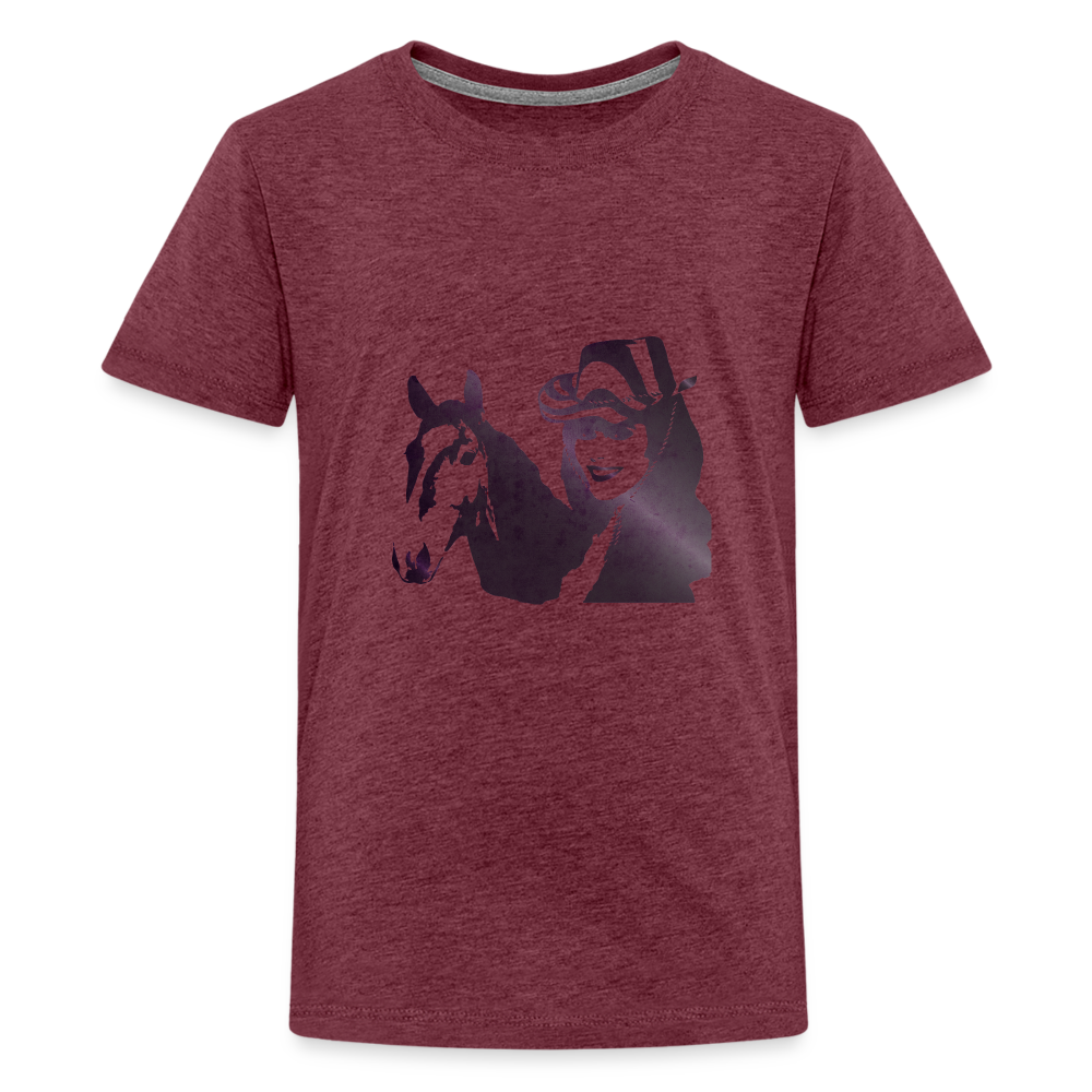 Teenager Premium T-Shirt - heather burgundy