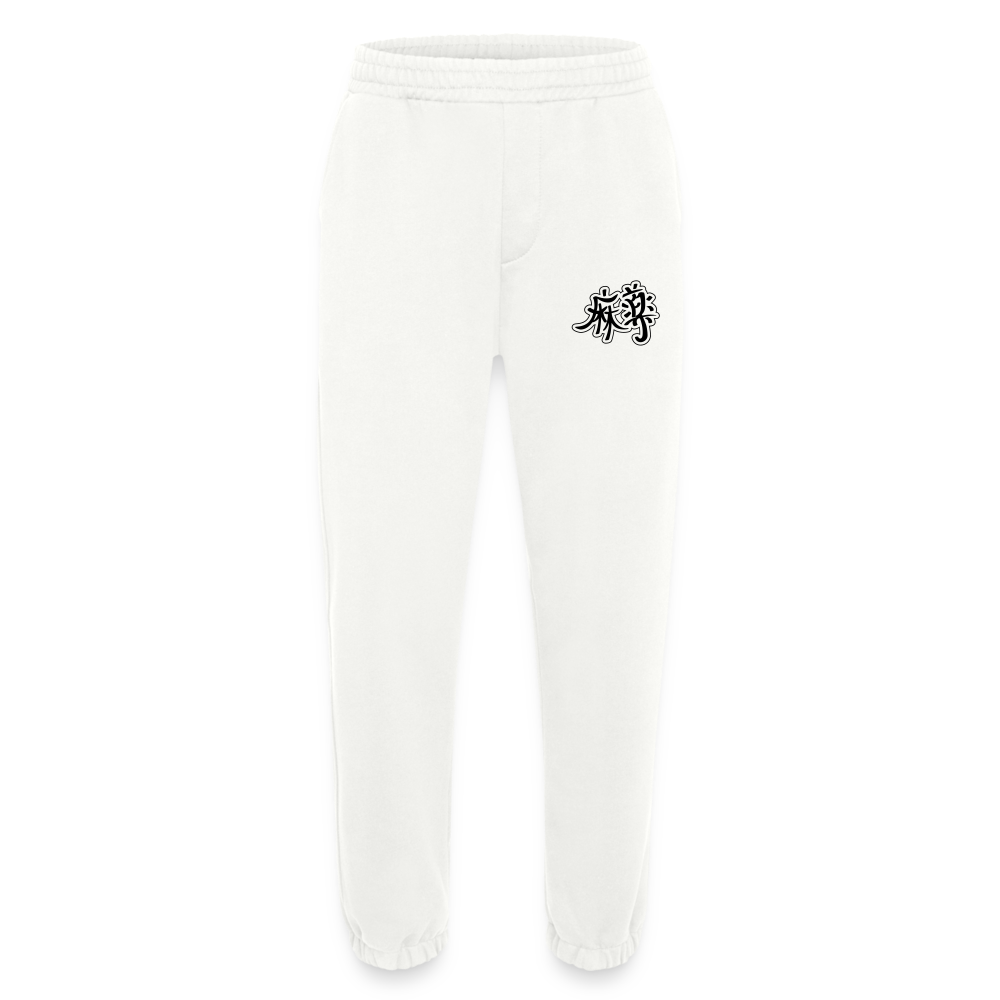 Heavyweight Organic Joggers Made in EU - OFF WHITE