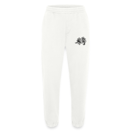 Heavyweight Organic Joggers Made in EU - OFF WHITE