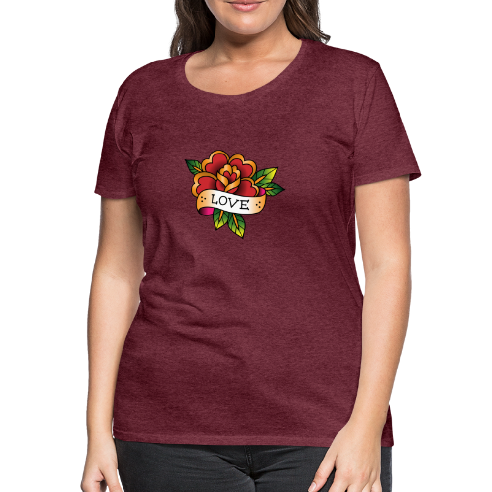 Women’s Premium T-Shirt - heather burgundy