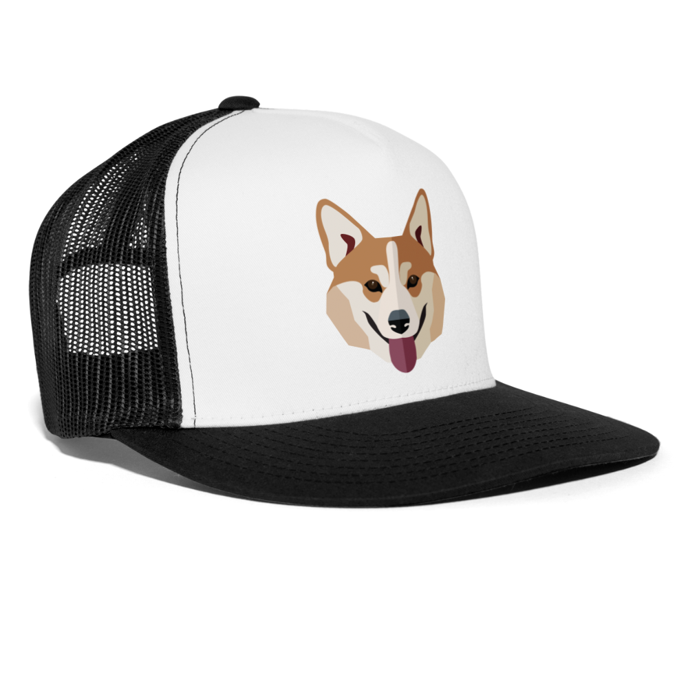 Trucker Cap - white/black