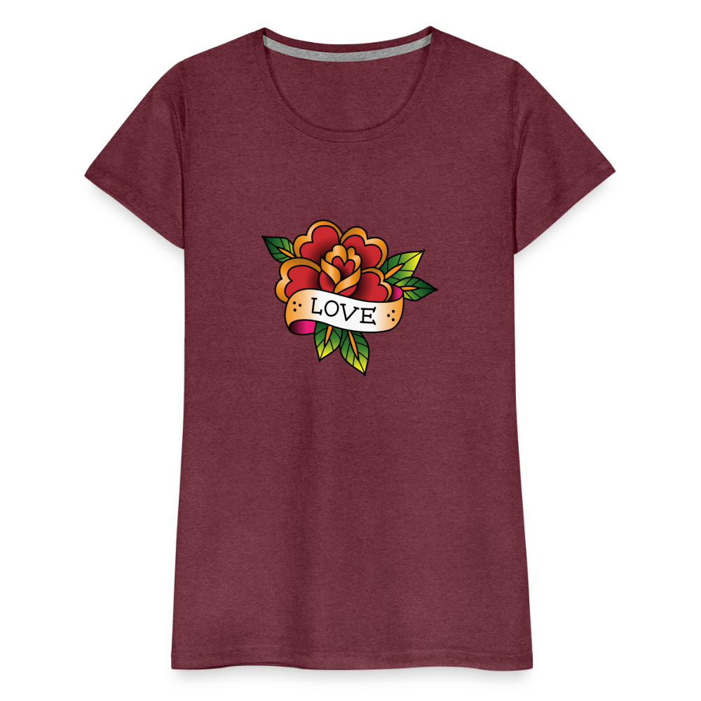 Women’s Premium T-Shirt - heather burgundy