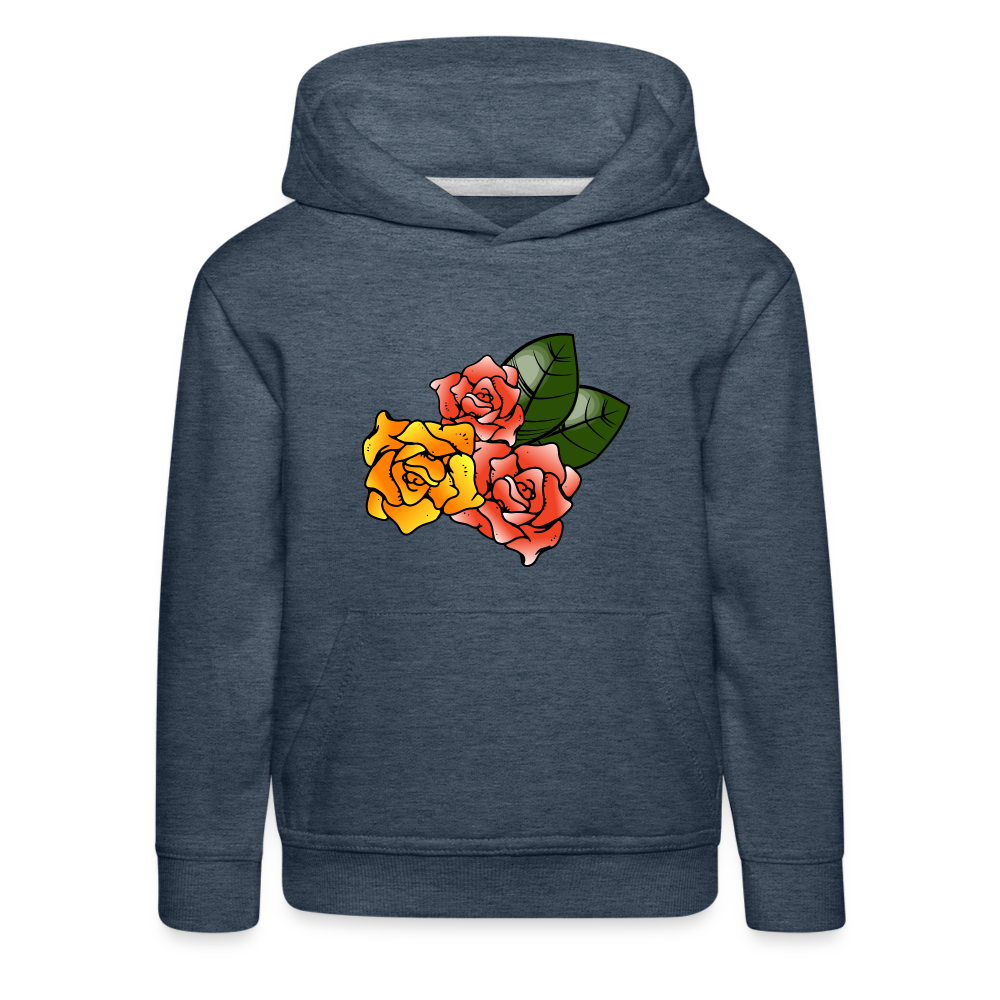 Kids' Premium Hoodie - heather denim