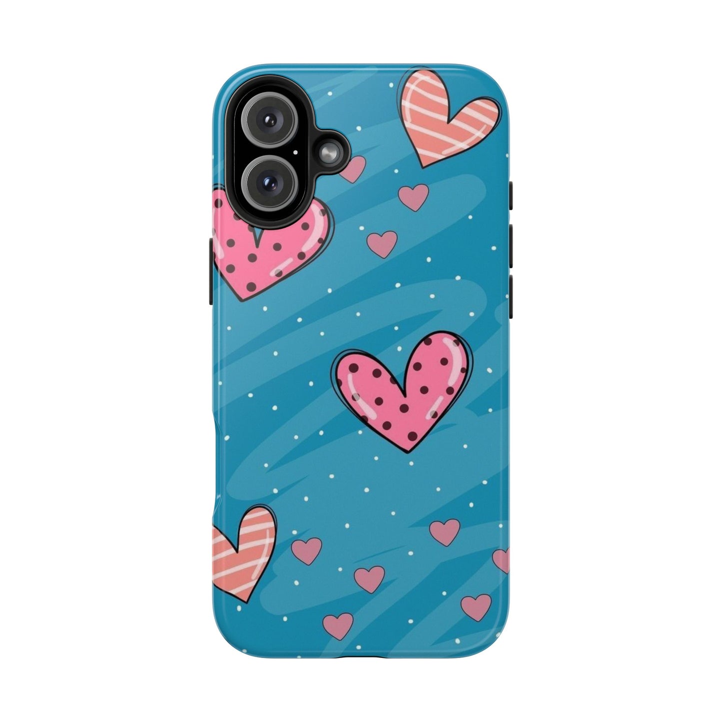 Colorful Heart Phone Case - Cute and Durable Design for Love and Friendship