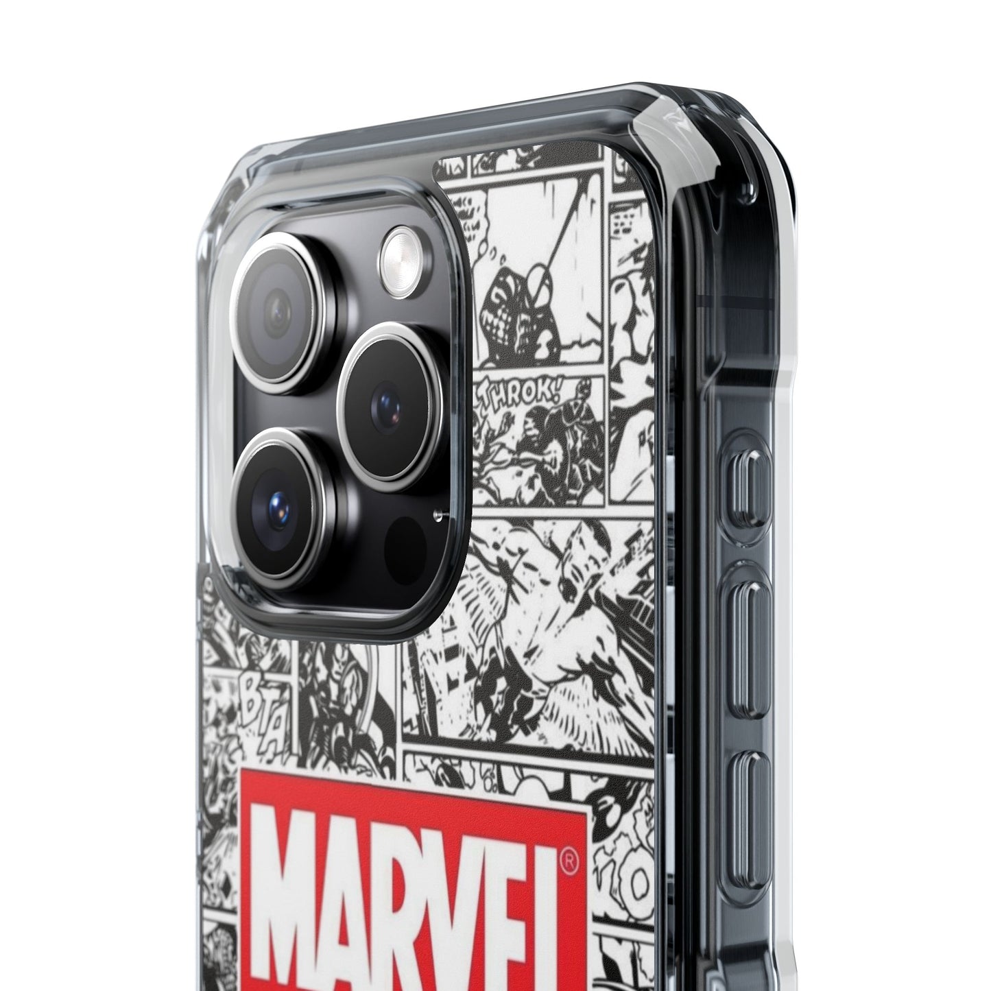 Marvel Comic Magnetic Clear Impact Case - Durable Protection for Superhero Fans