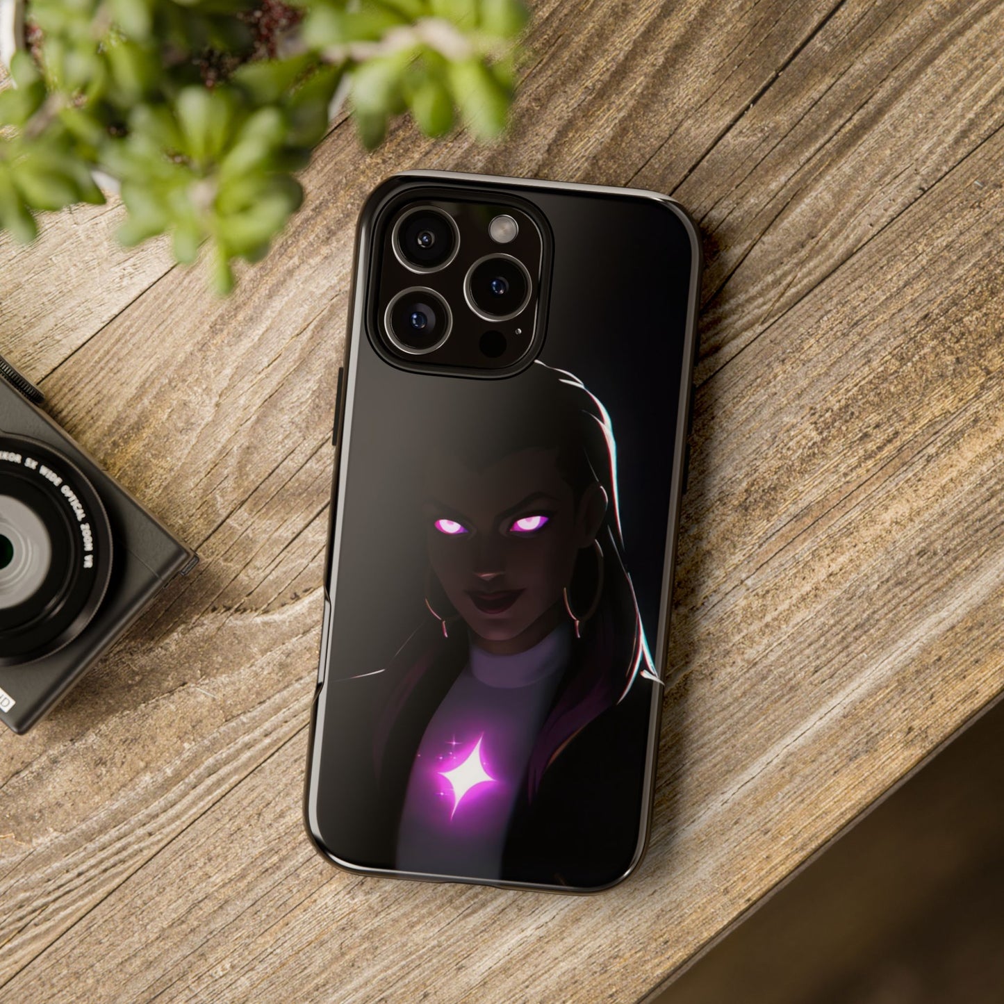 Tough Cases: Dark Magical Phone Case with Mystic Glow