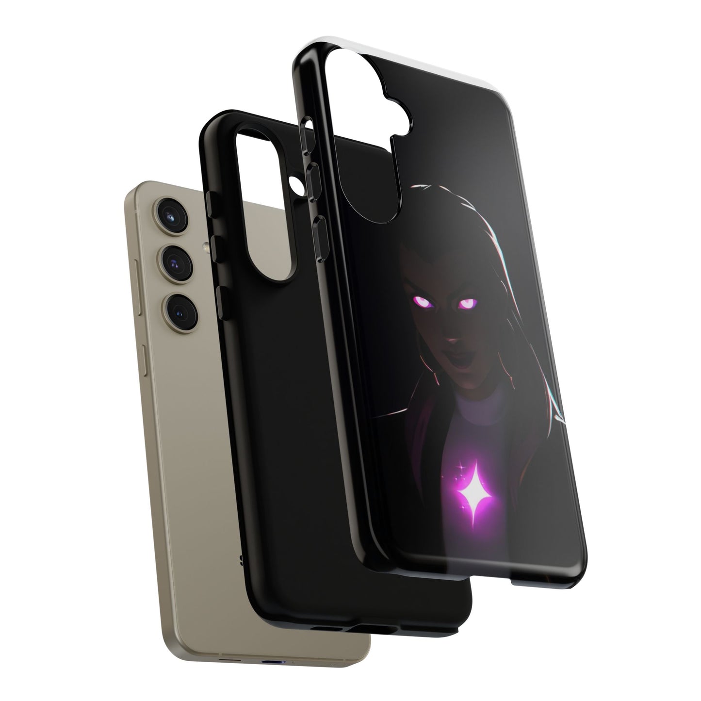 Tough Cases: Dark Magical Phone Case with Mystic Glow