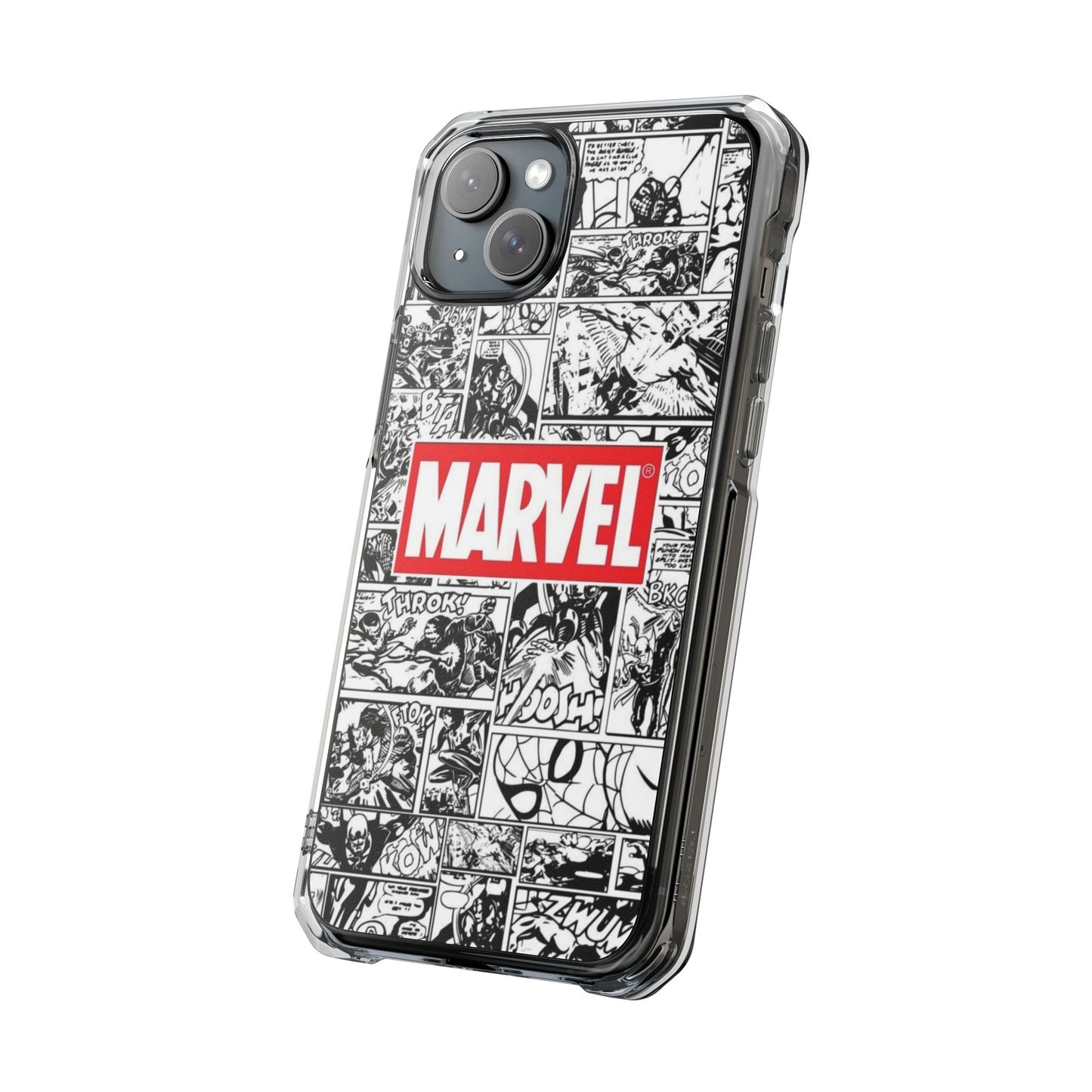 Marvel Comic Magnetic Clear Impact Case - Durable Protection for Superhero Fans