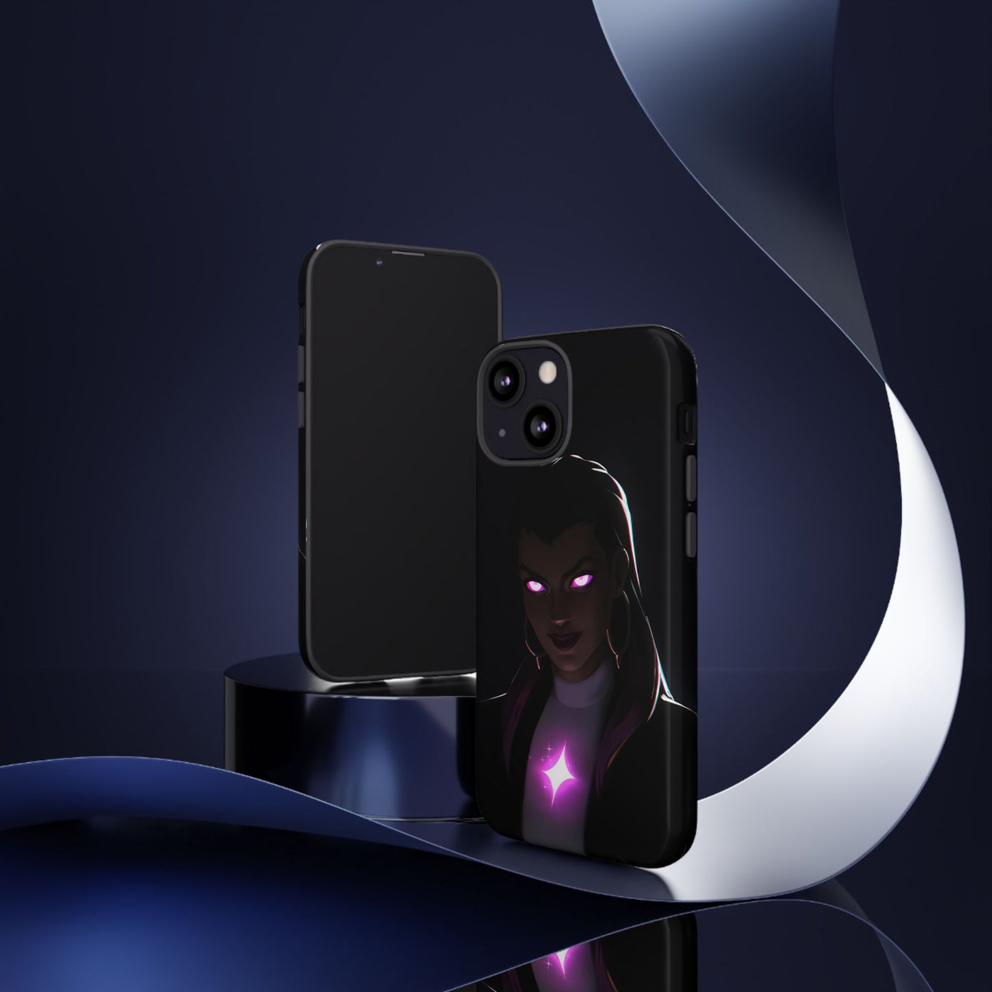 Tough Cases: Dark Magical Phone Case with Mystic Glow