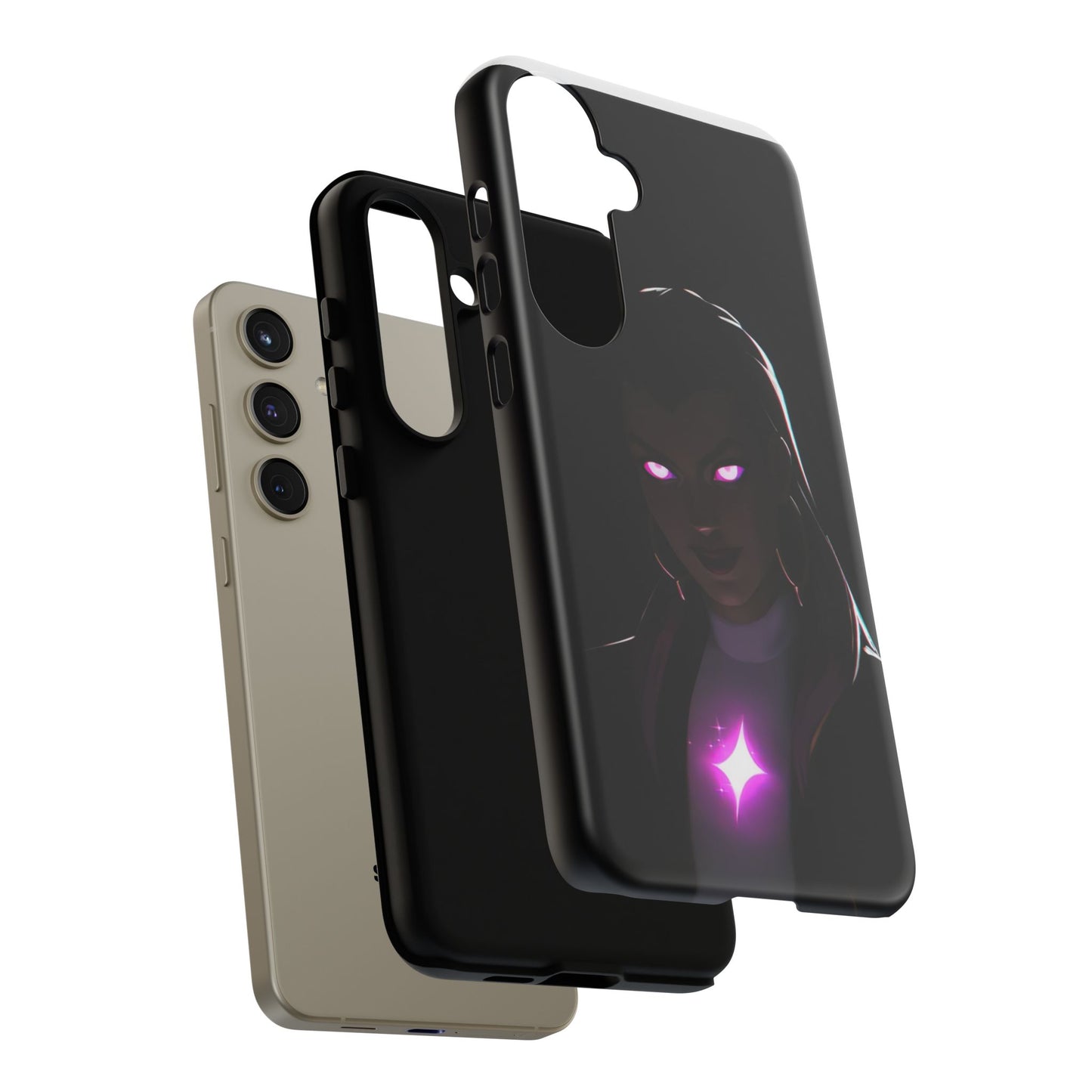 Tough Cases: Dark Magical Phone Case with Mystic Glow