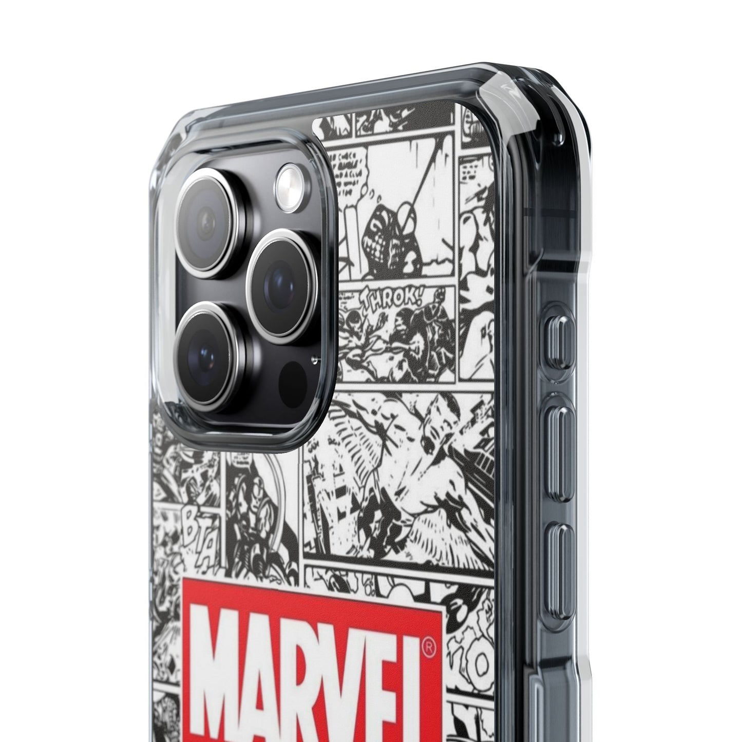 Marvel Comic Magnetic Clear Impact Case - Durable Protection for Superhero Fans