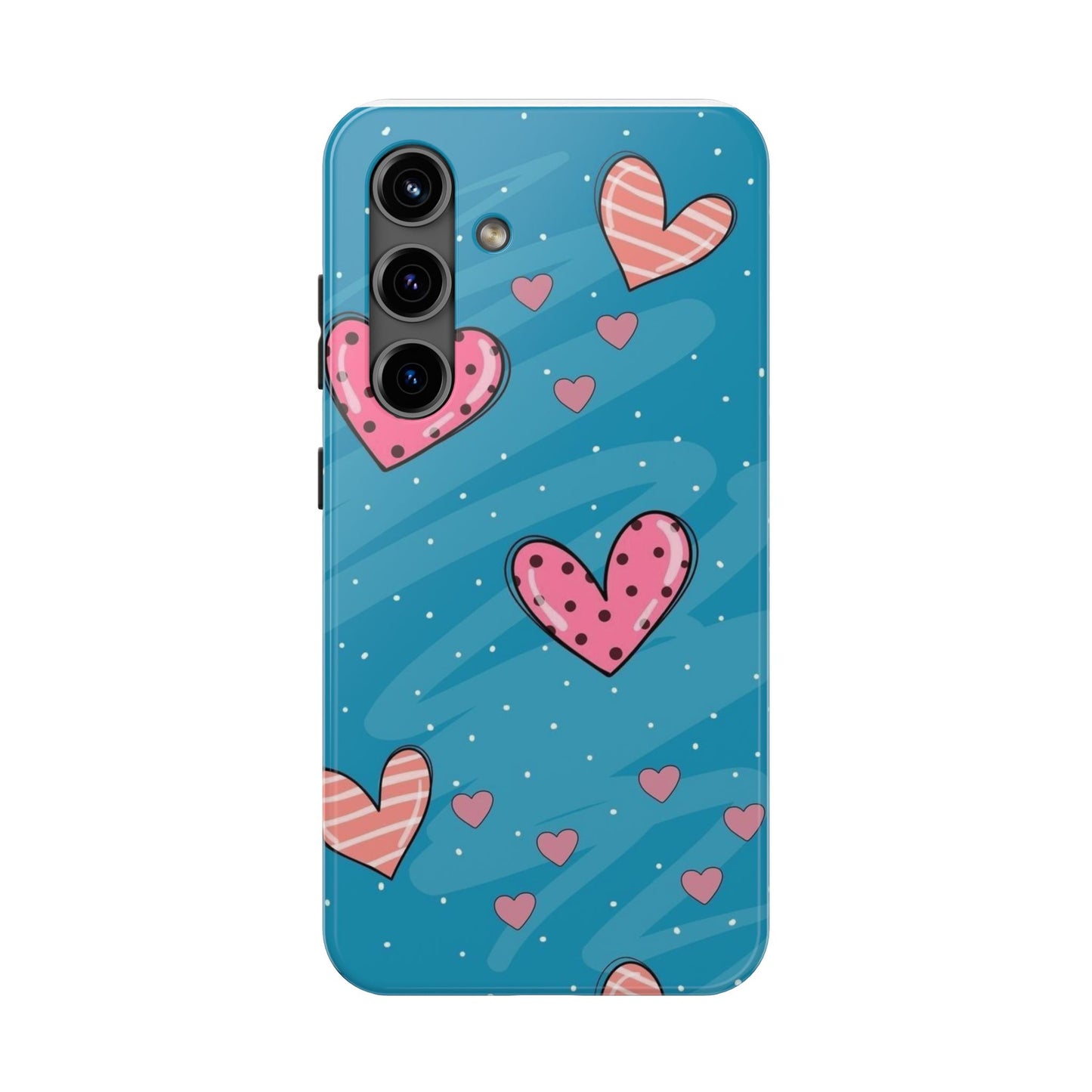 Colorful Heart Phone Case - Cute and Durable Design for Love and Friendship