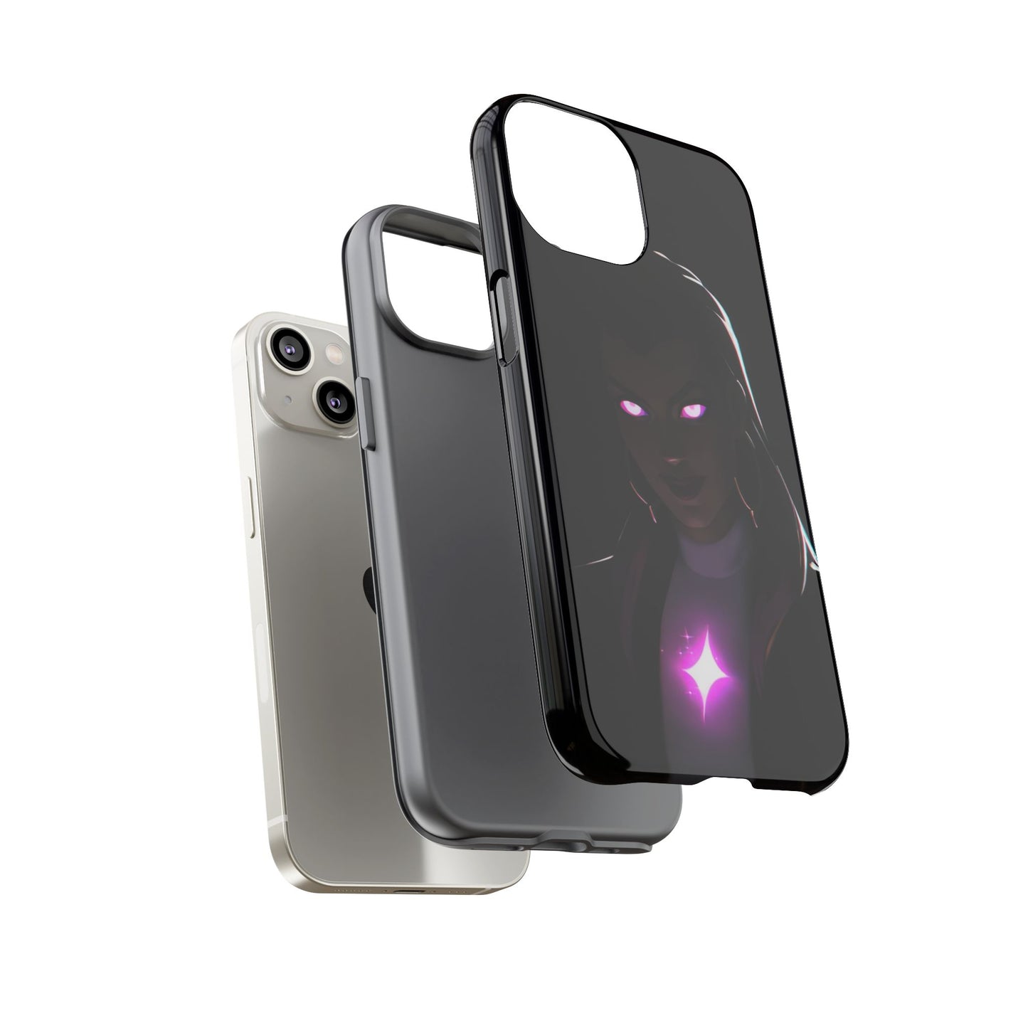 Tough Cases: Dark Magical Phone Case with Mystic Glow