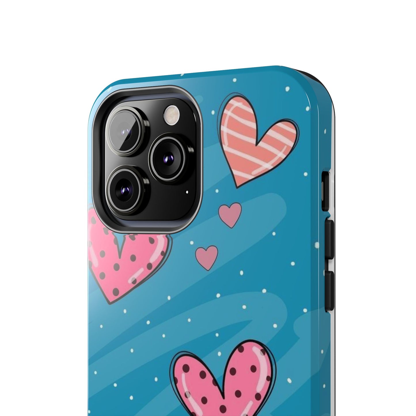 Colorful Heart Phone Case - Cute and Durable Design for Love and Friendship