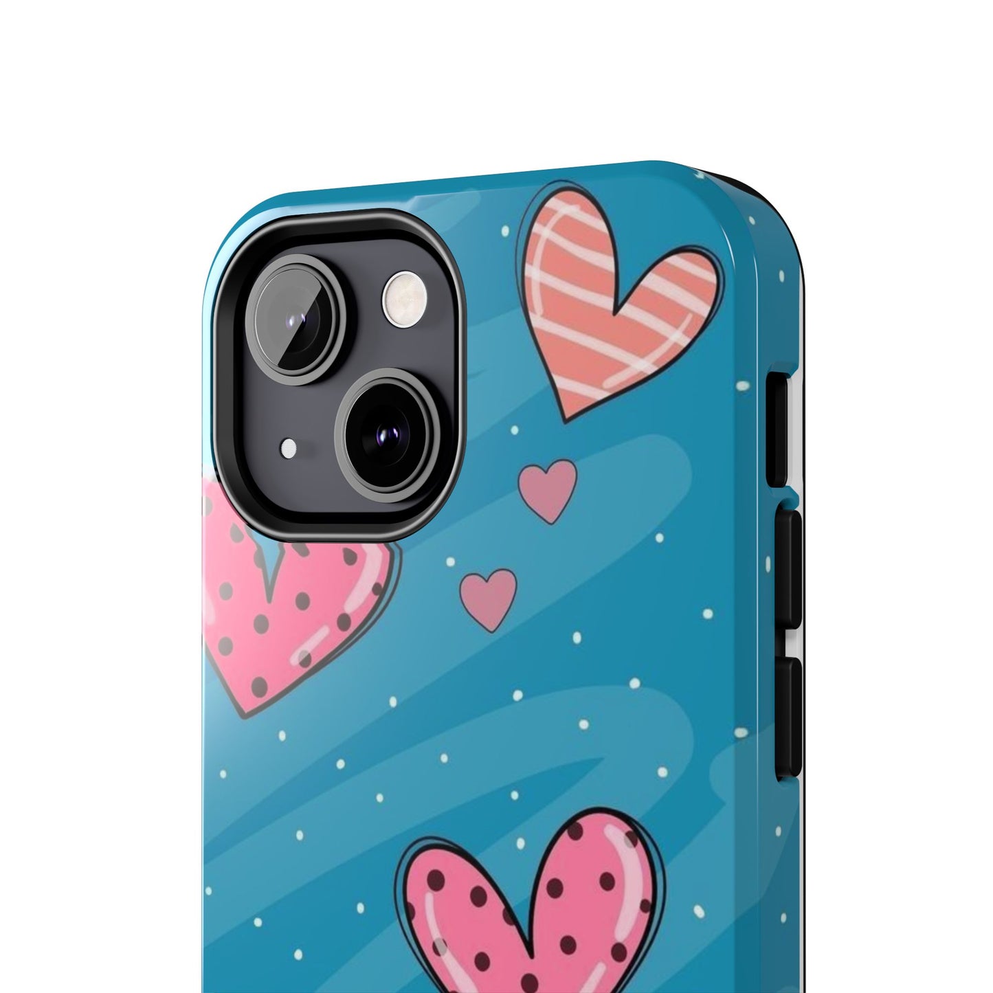 Colorful Heart Phone Case - Cute and Durable Design for Love and Friendship