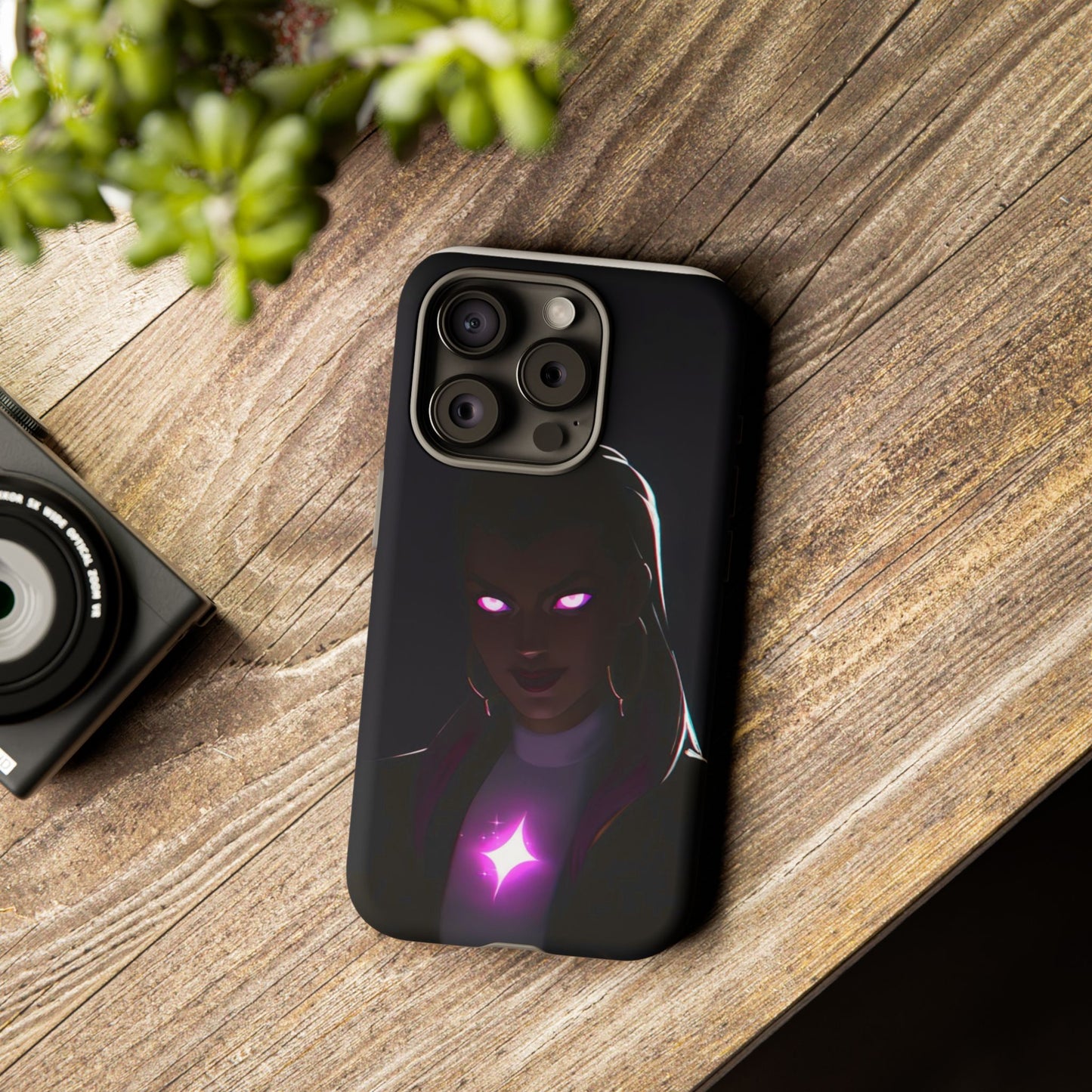 Tough Cases: Dark Magical Phone Case with Mystic Glow