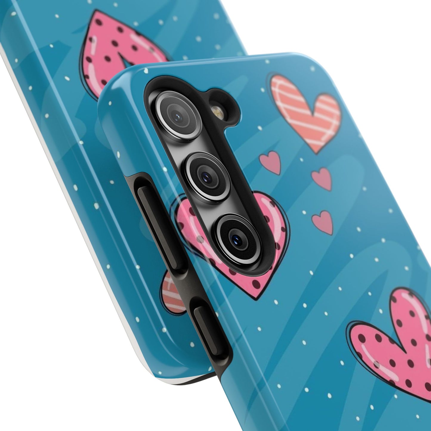 Colorful Heart Phone Case - Cute and Durable Design for Love and Friendship