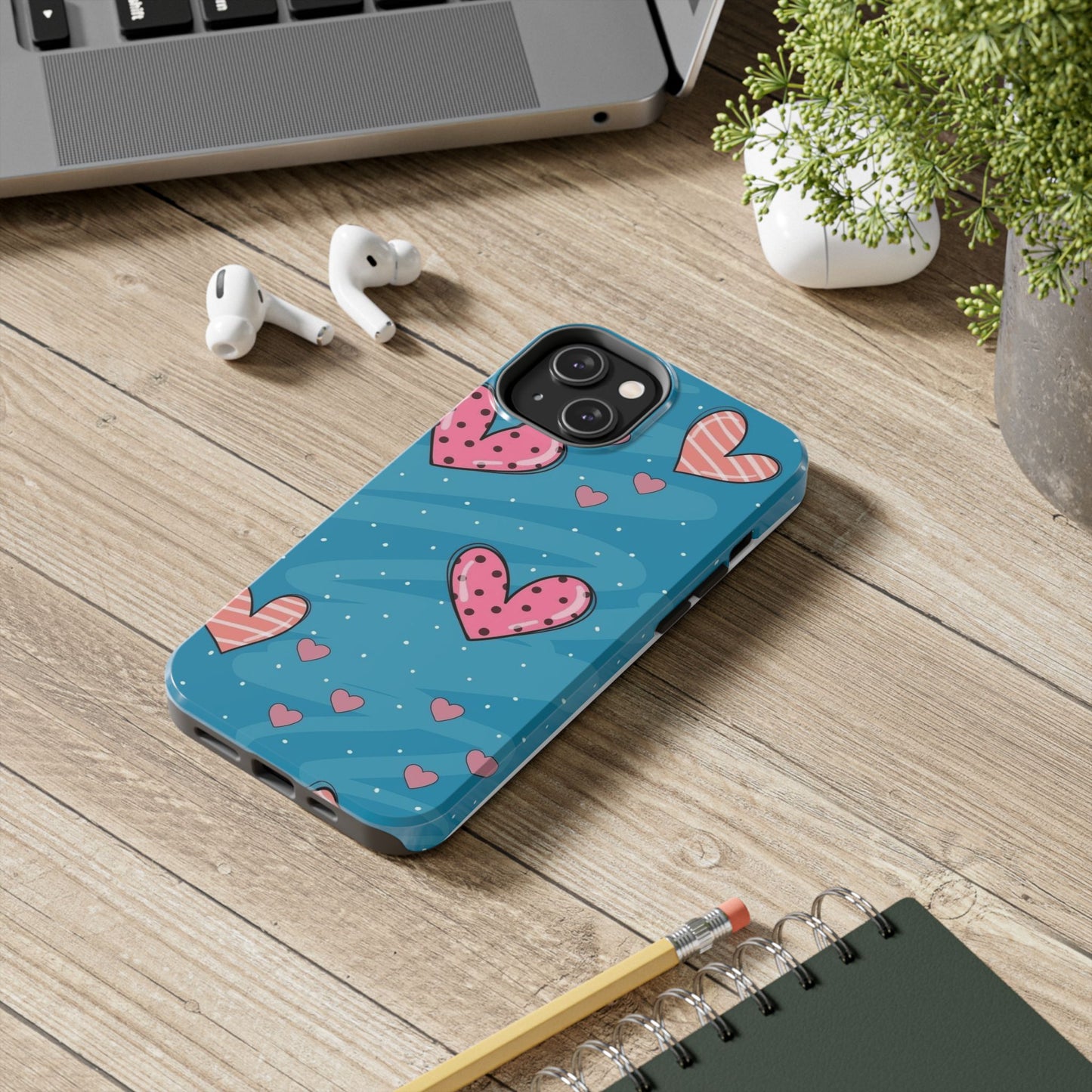 Colorful Heart Phone Case - Cute and Durable Design for Love and Friendship