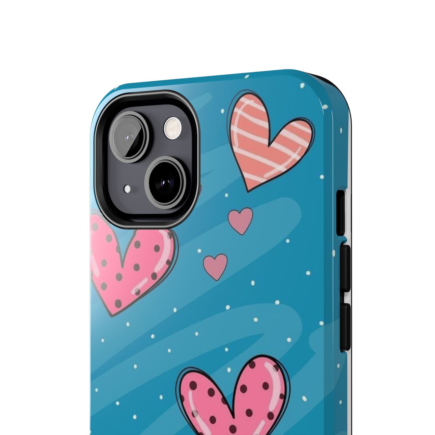 Colorful Heart Phone Case - Cute and Durable Design for Love and Friendship