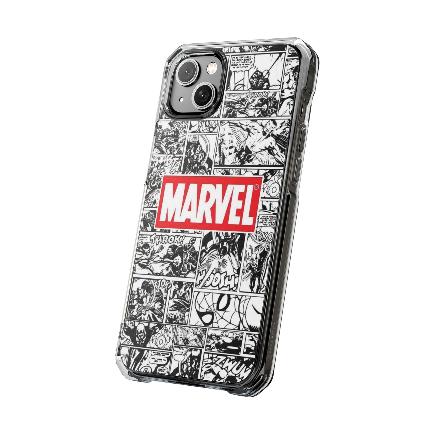 Marvel Comic Magnetic Clear Impact Case - Durable Protection for Superhero Fans