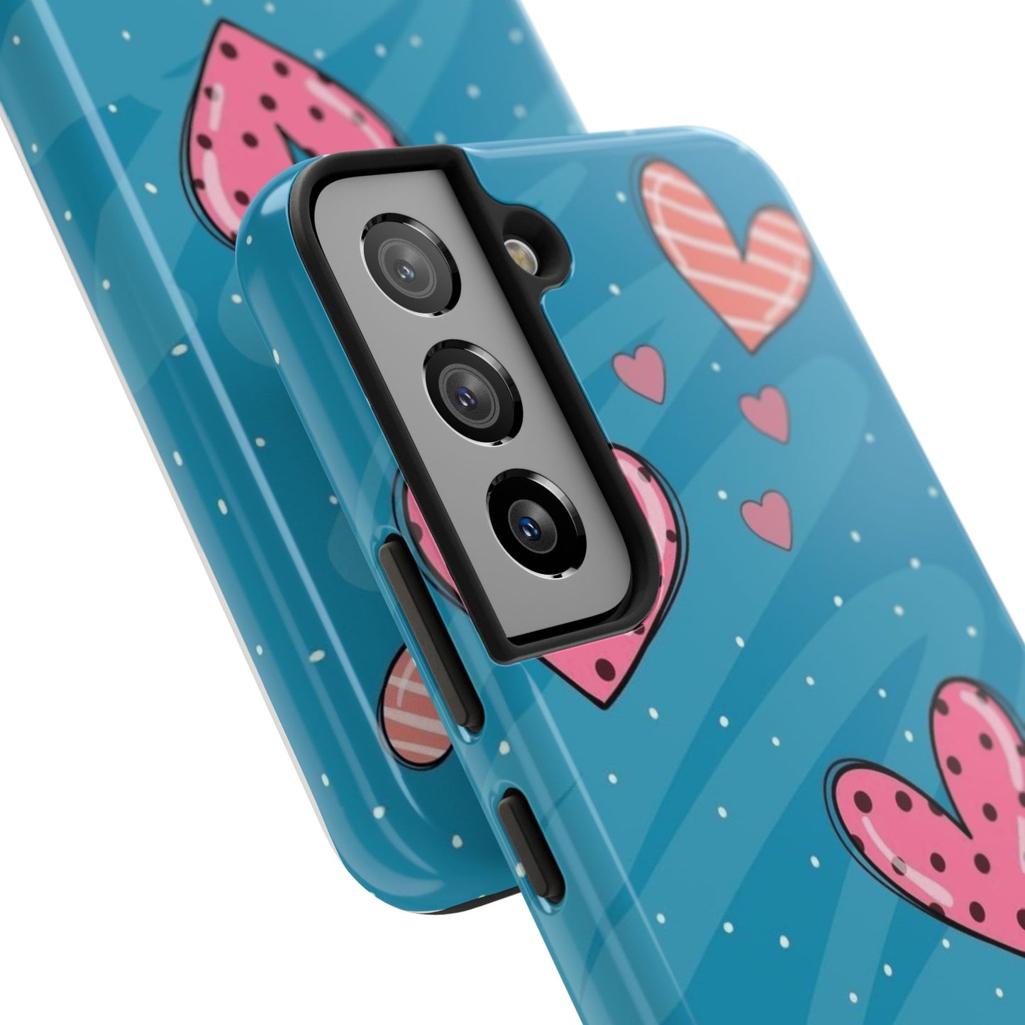 Colorful Heart Phone Case - Cute and Durable Design for Love and Friendship