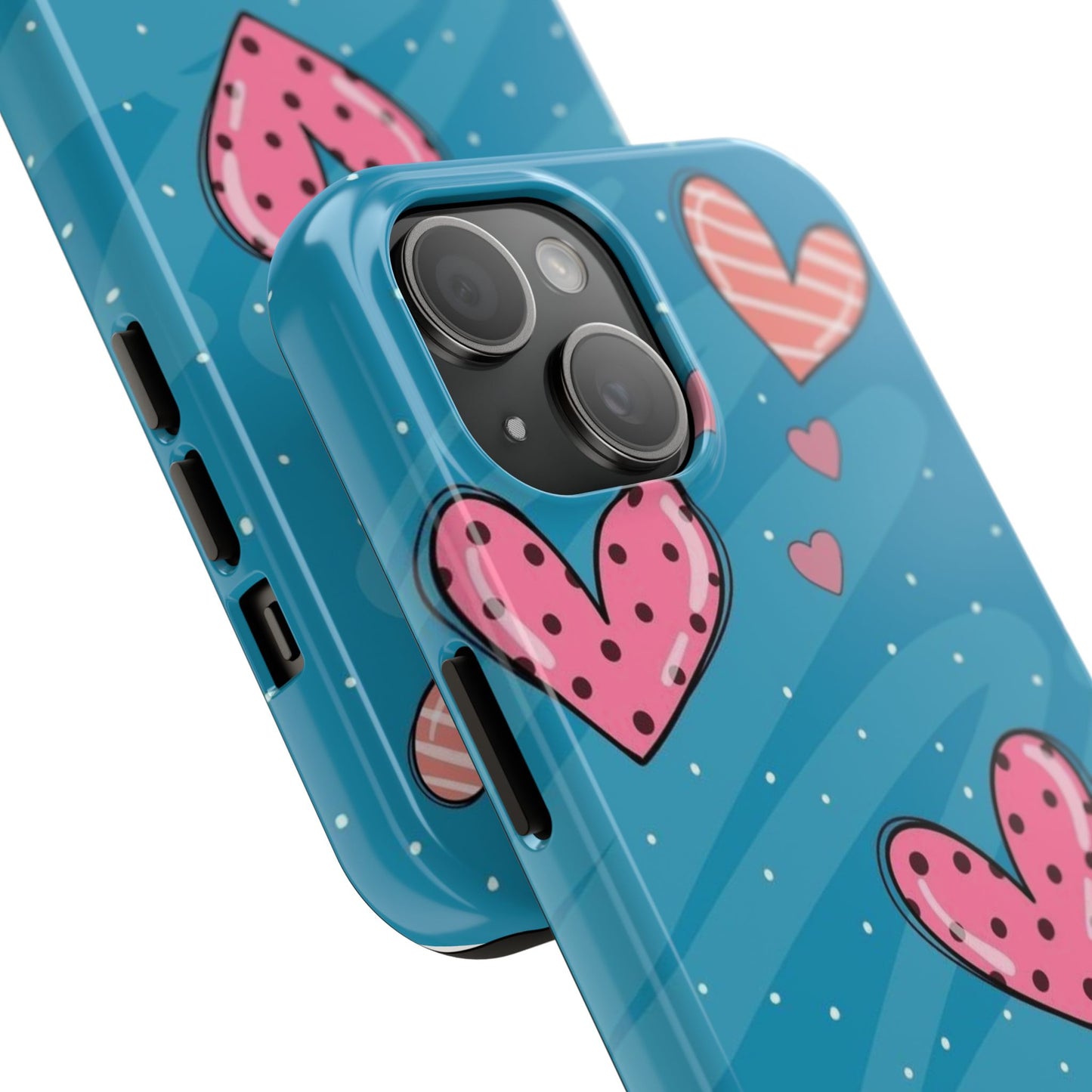 Colorful Heart Phone Case - Cute and Durable Design for Love and Friendship