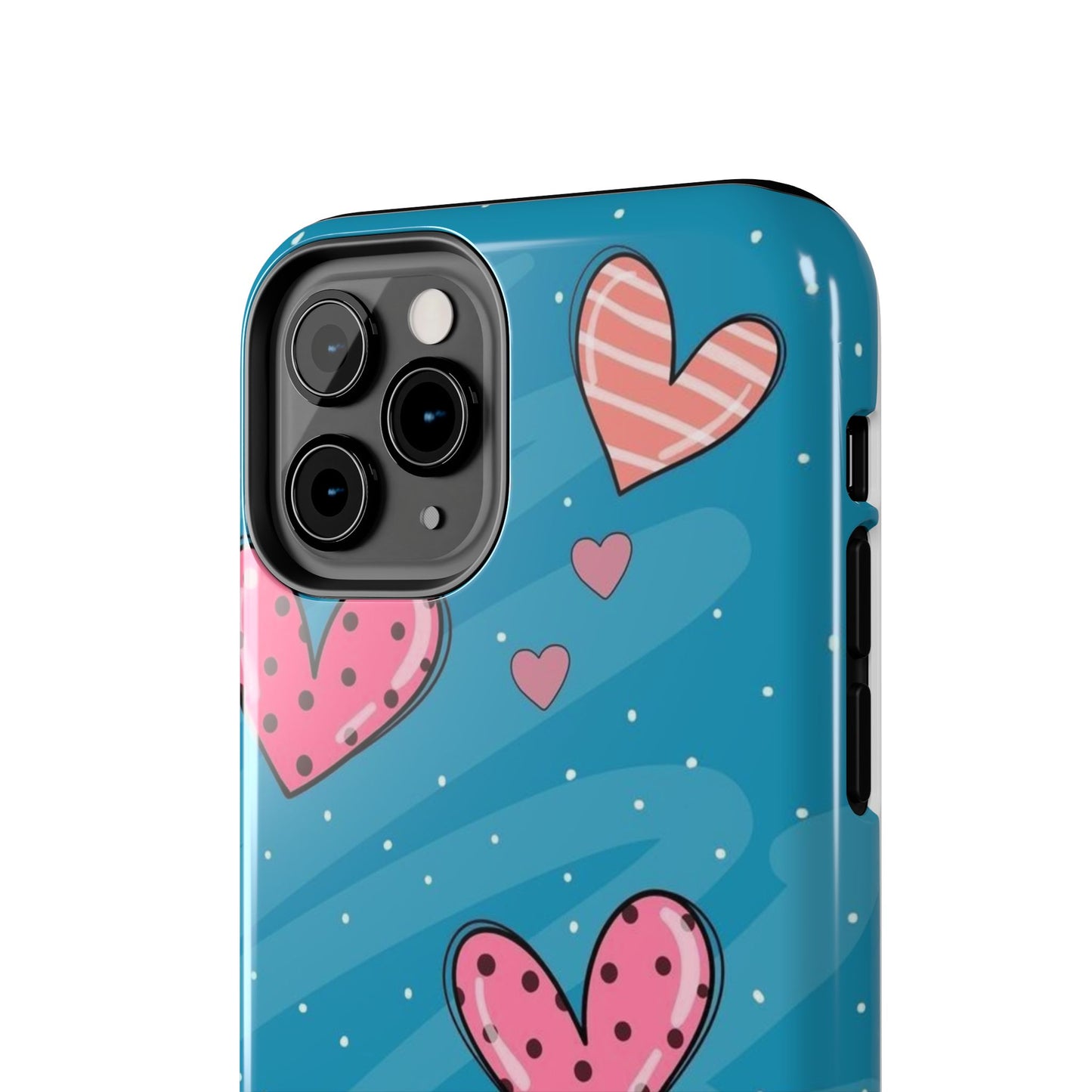 Colorful Heart Phone Case - Cute and Durable Design for Love and Friendship