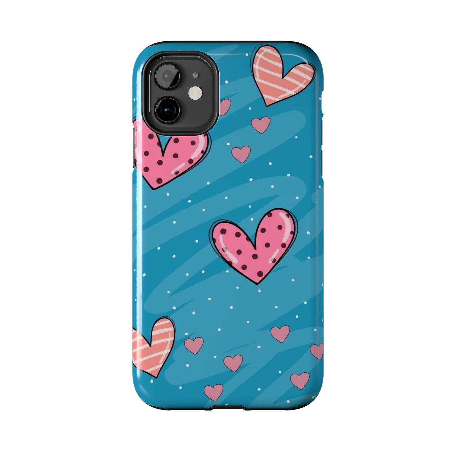 Colorful Heart Phone Case - Cute and Durable Design for Love and Friendship