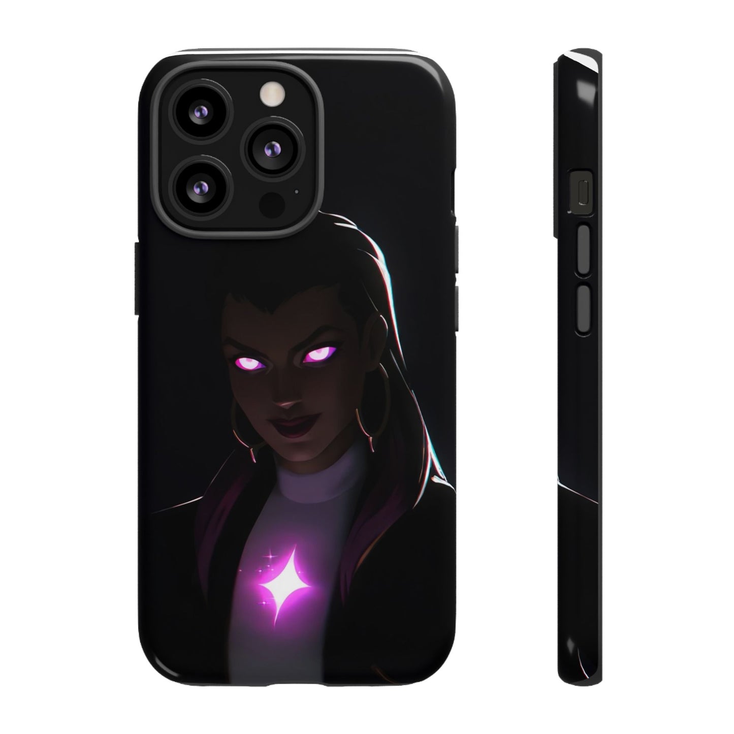 Tough Cases: Dark Magical Phone Case with Mystic Glow