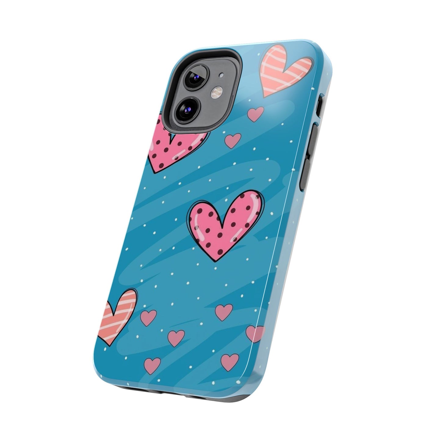 Colorful Heart Phone Case - Cute and Durable Design for Love and Friendship