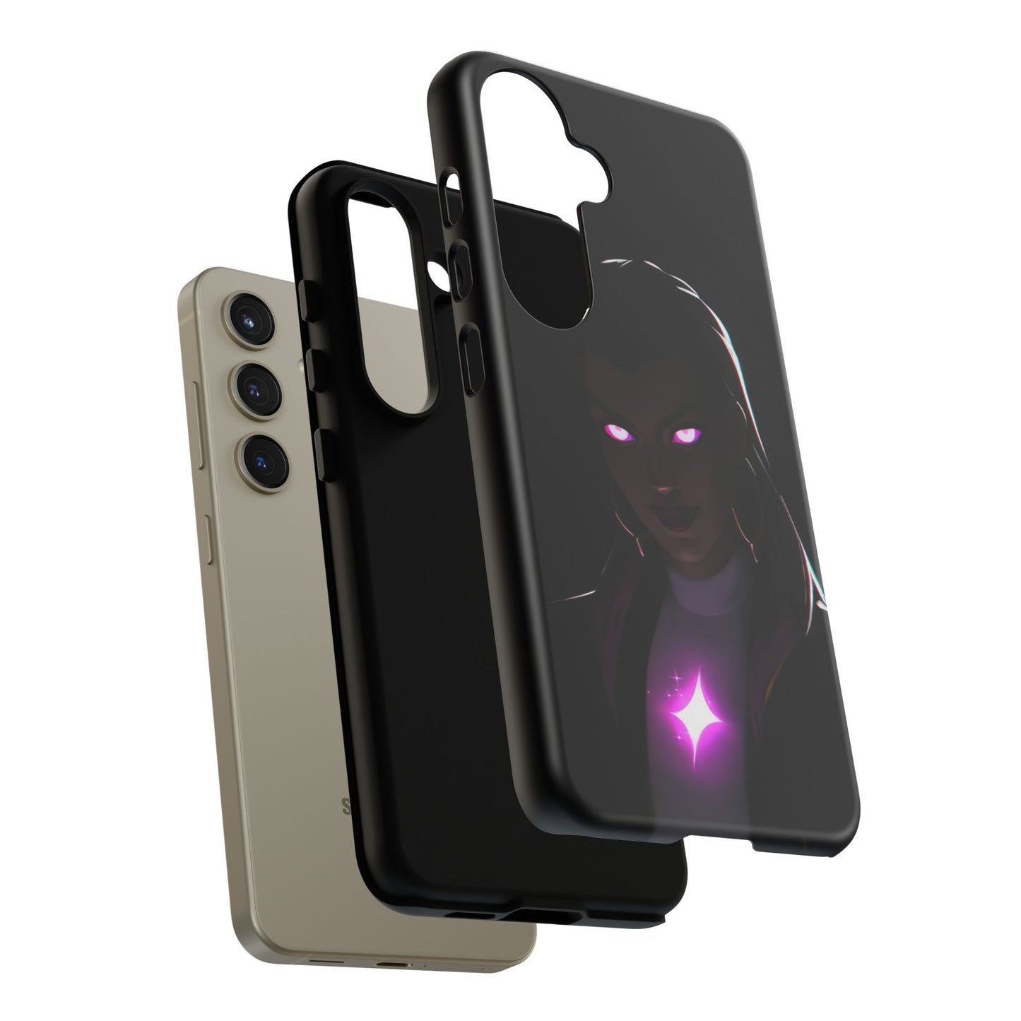 Tough Cases: Dark Magical Phone Case with Mystic Glow